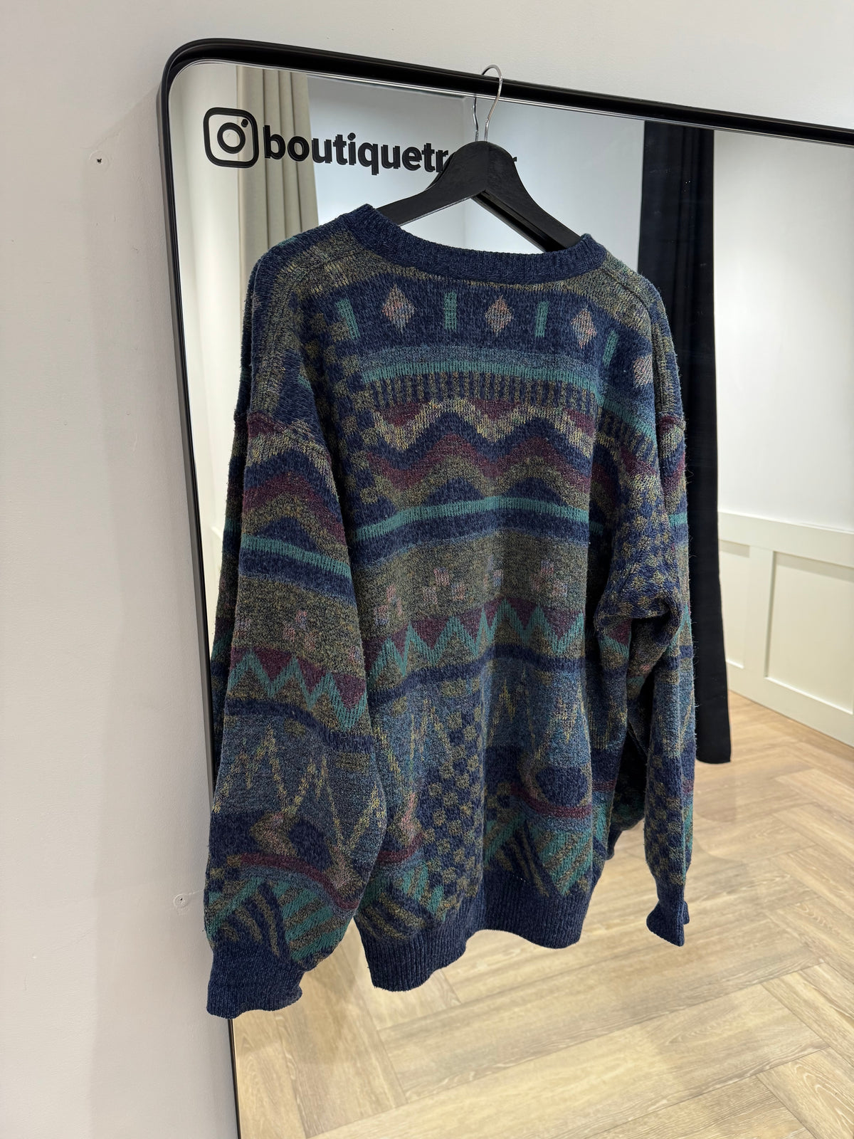 Pull en laine vintage XL