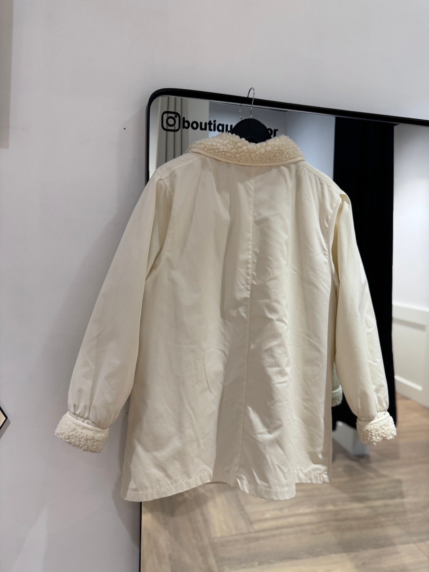 Manteau crème vintage M/L