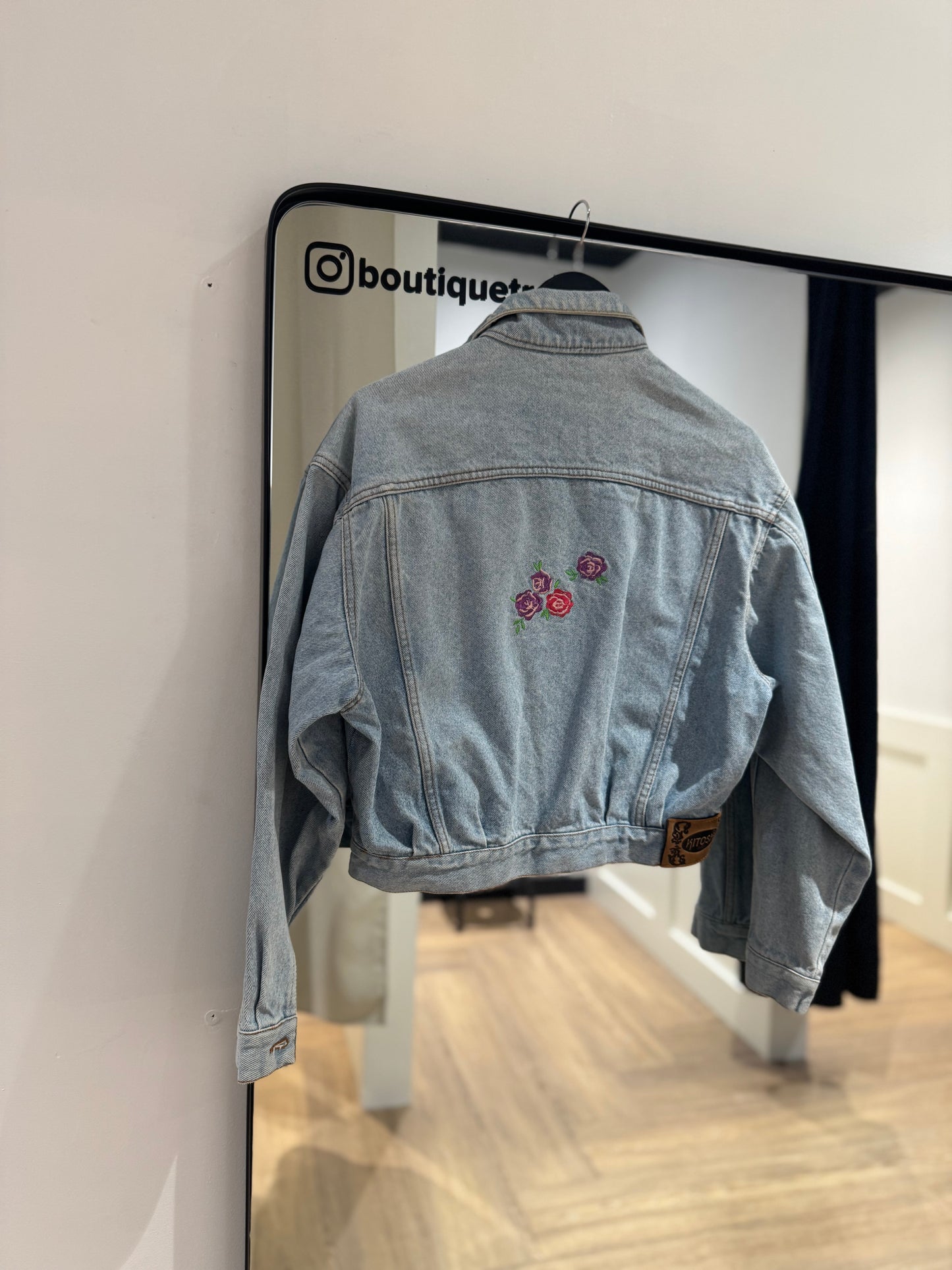 Veste en jean vintage courte M/L