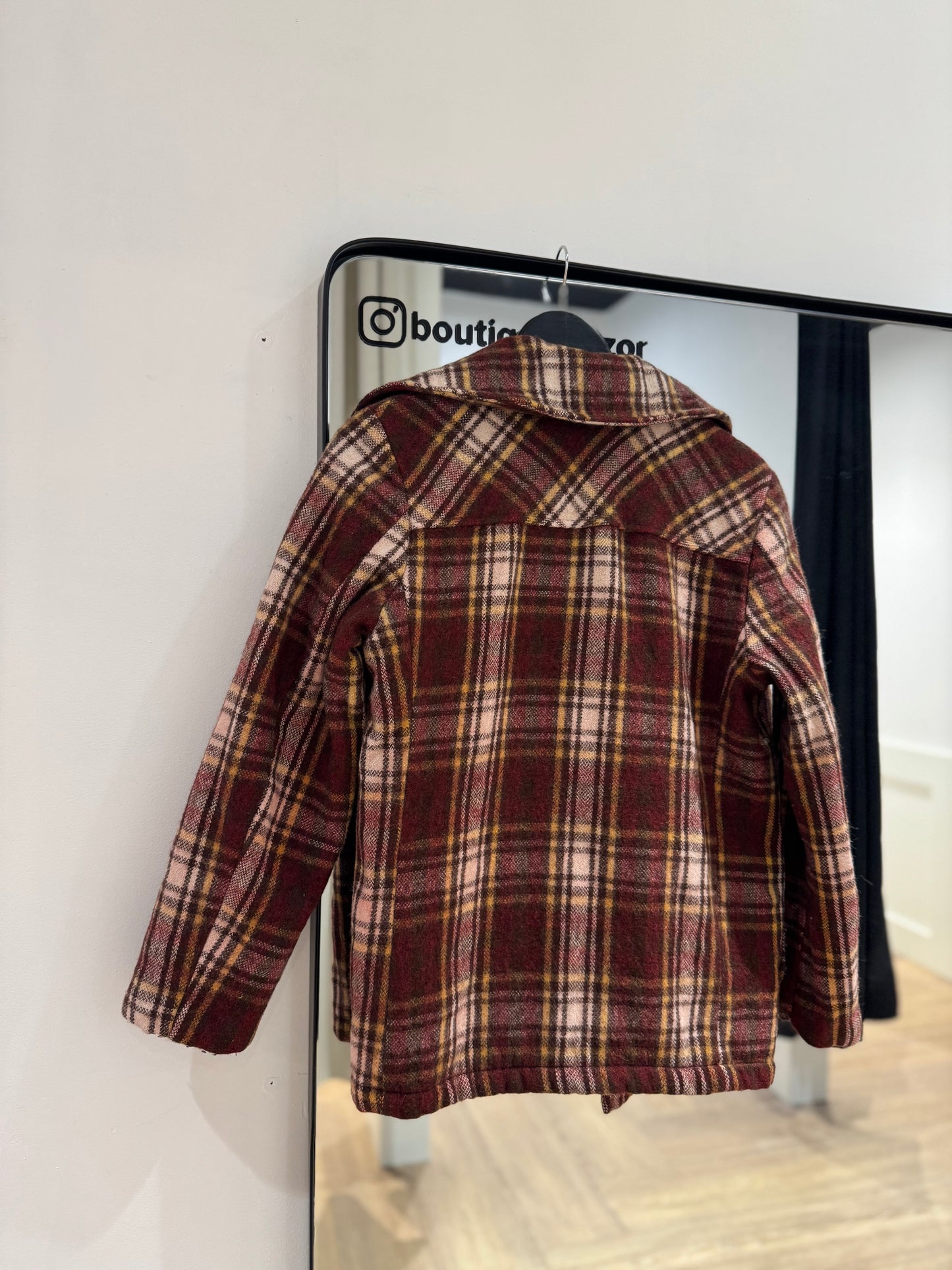 Veste à carreaux S