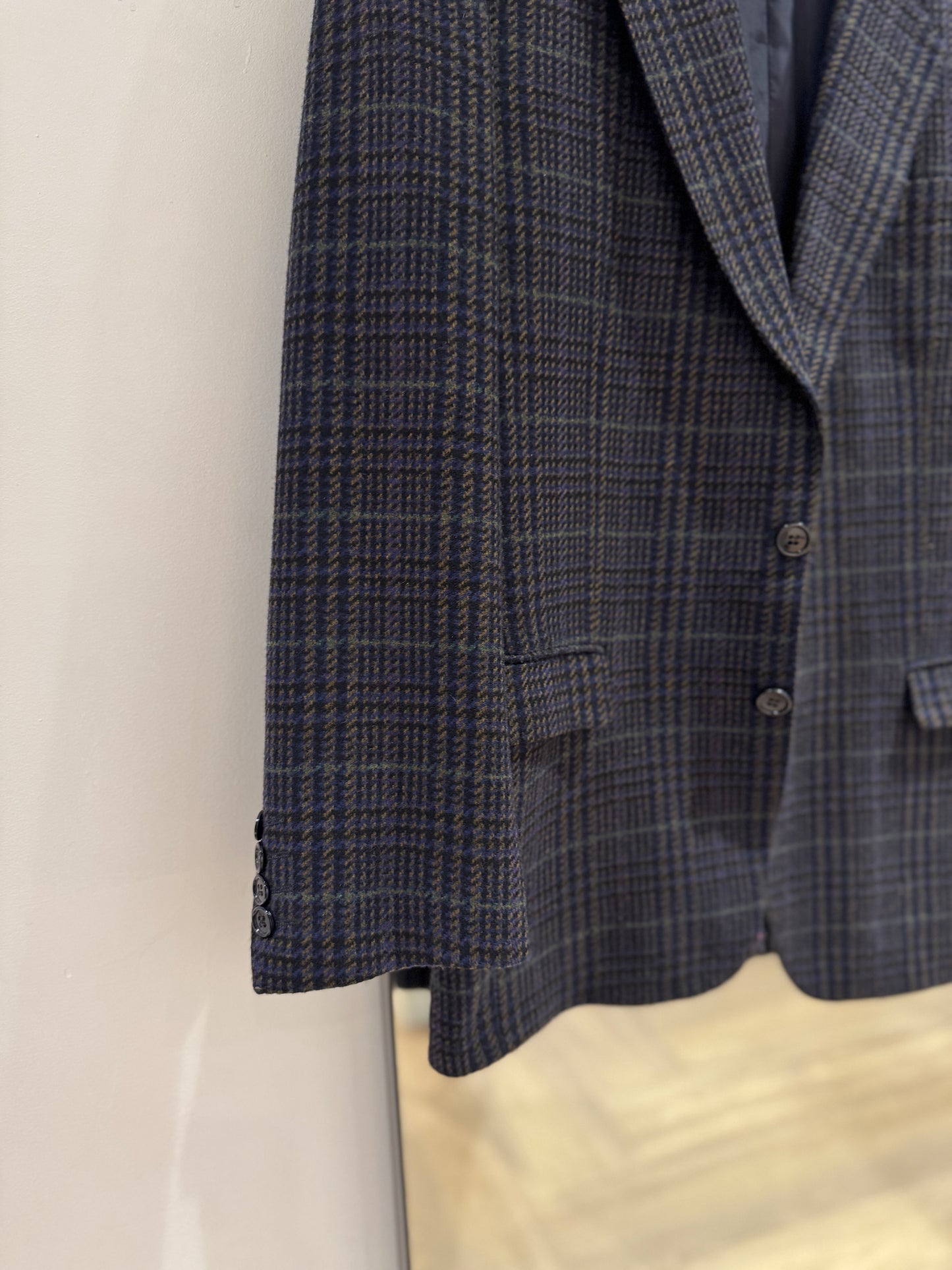 Blazer vintage à carreaux M