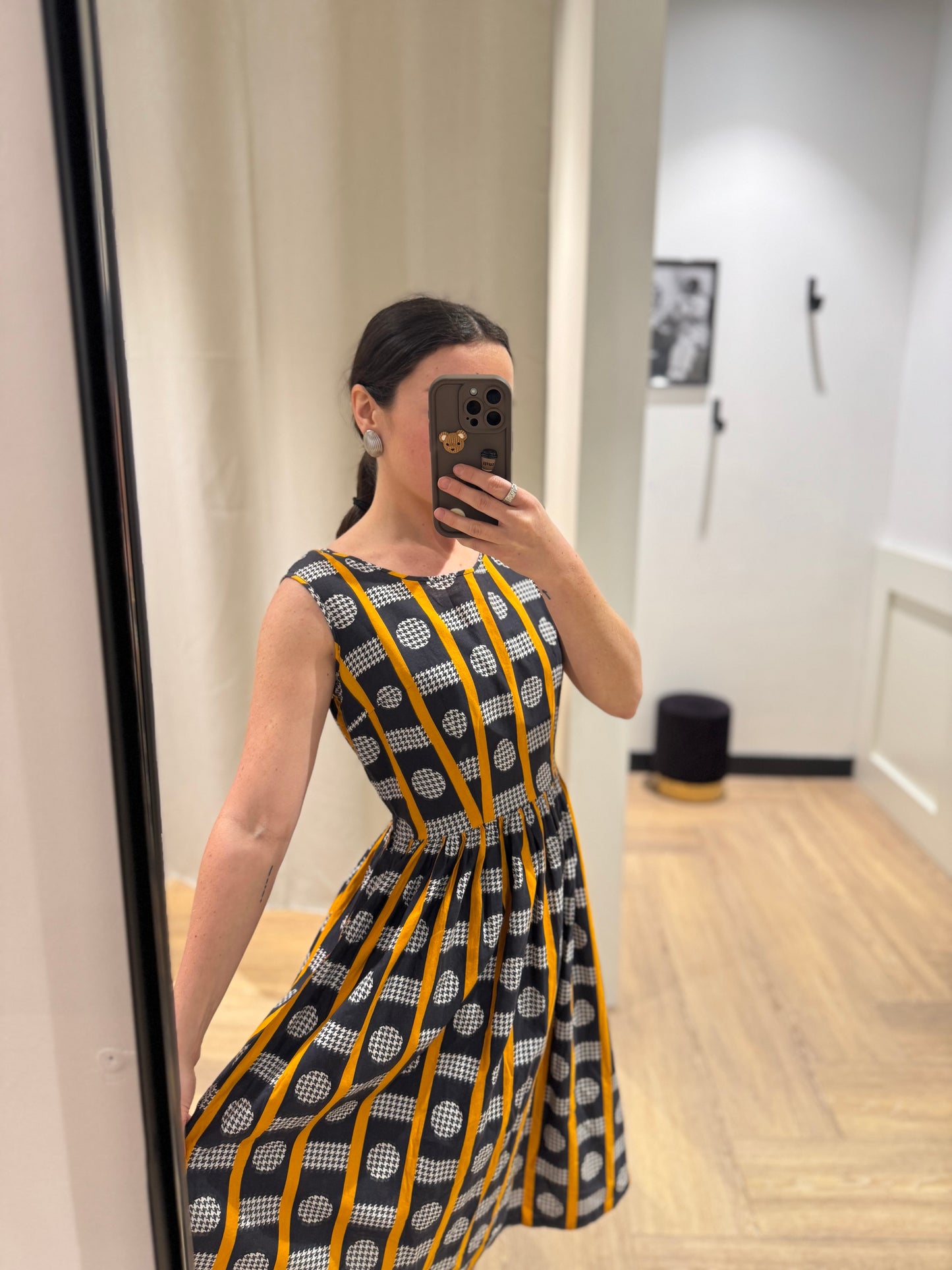 Robe à motifs vintage XS/S