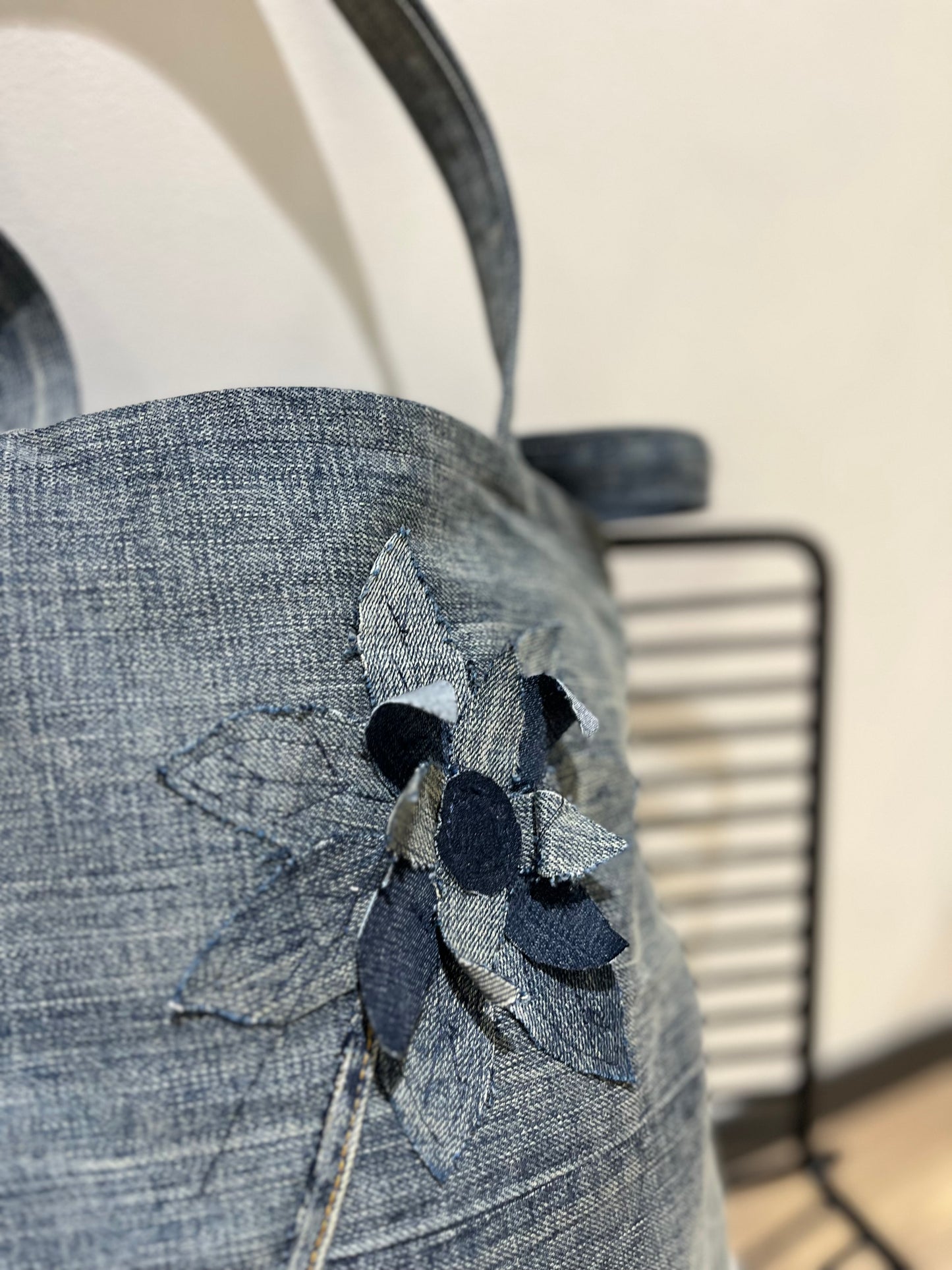 Sac en jean fait main Trézor