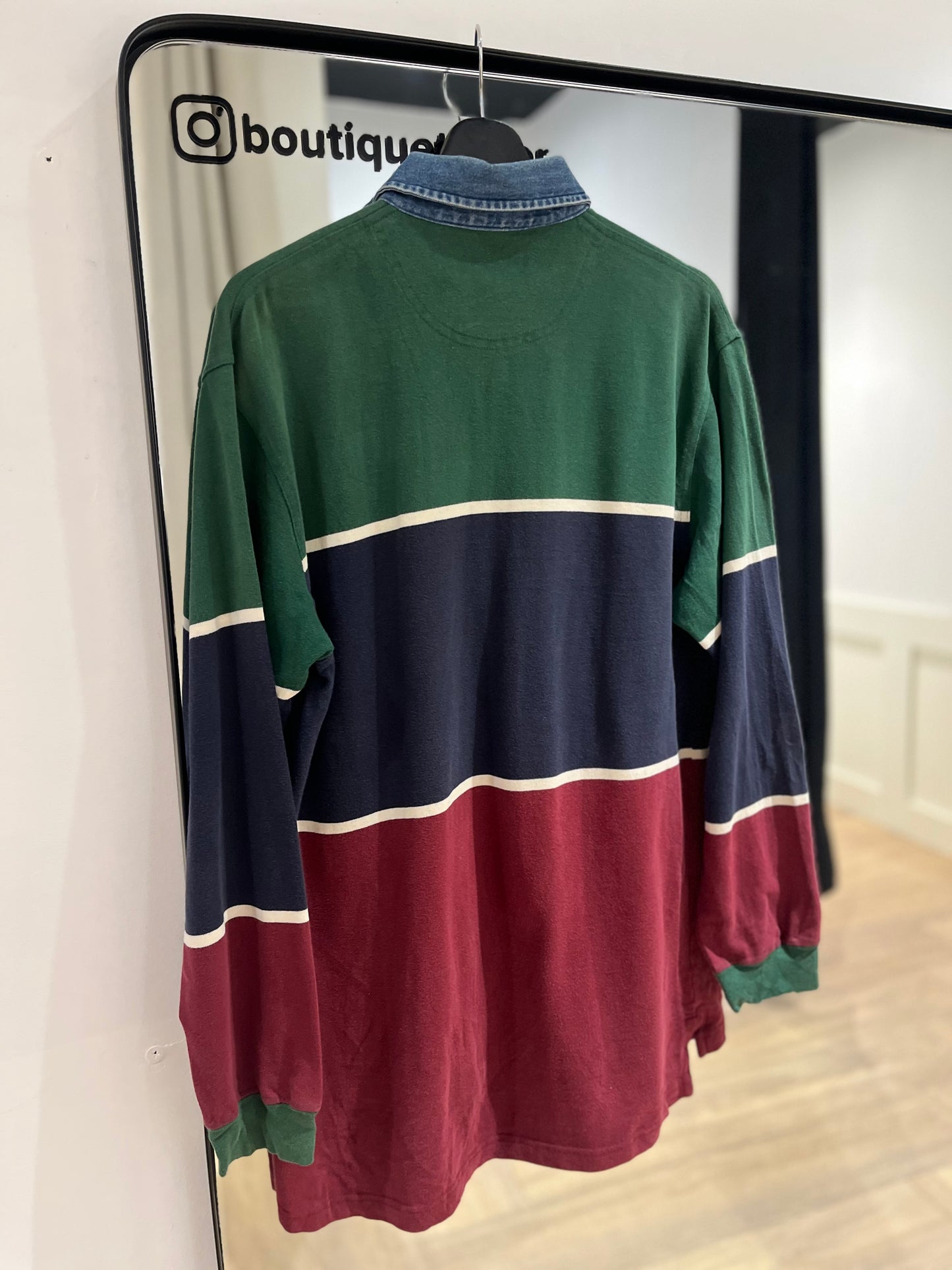 Polo de rugby vintage M
