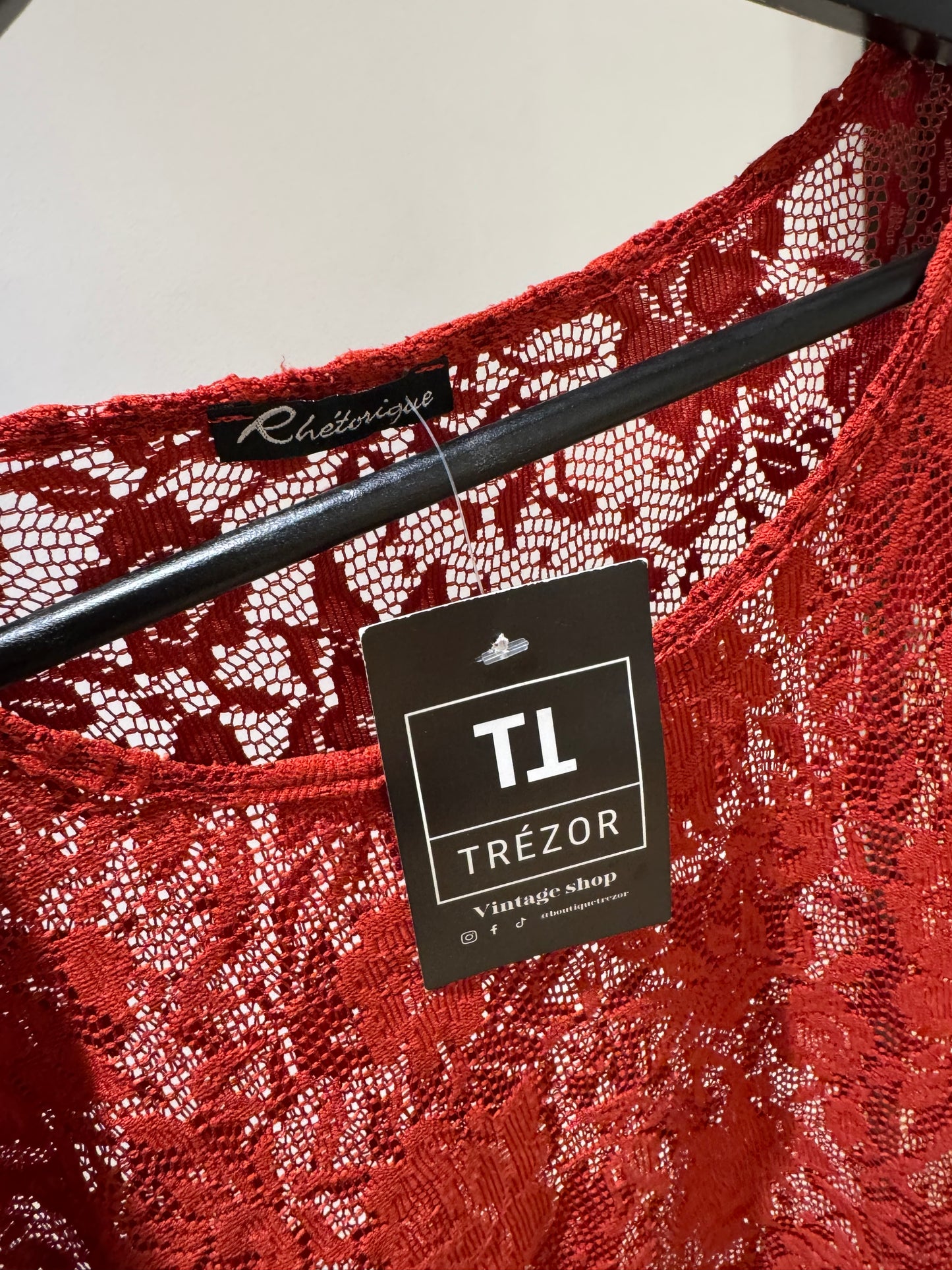 Top en dentelle M