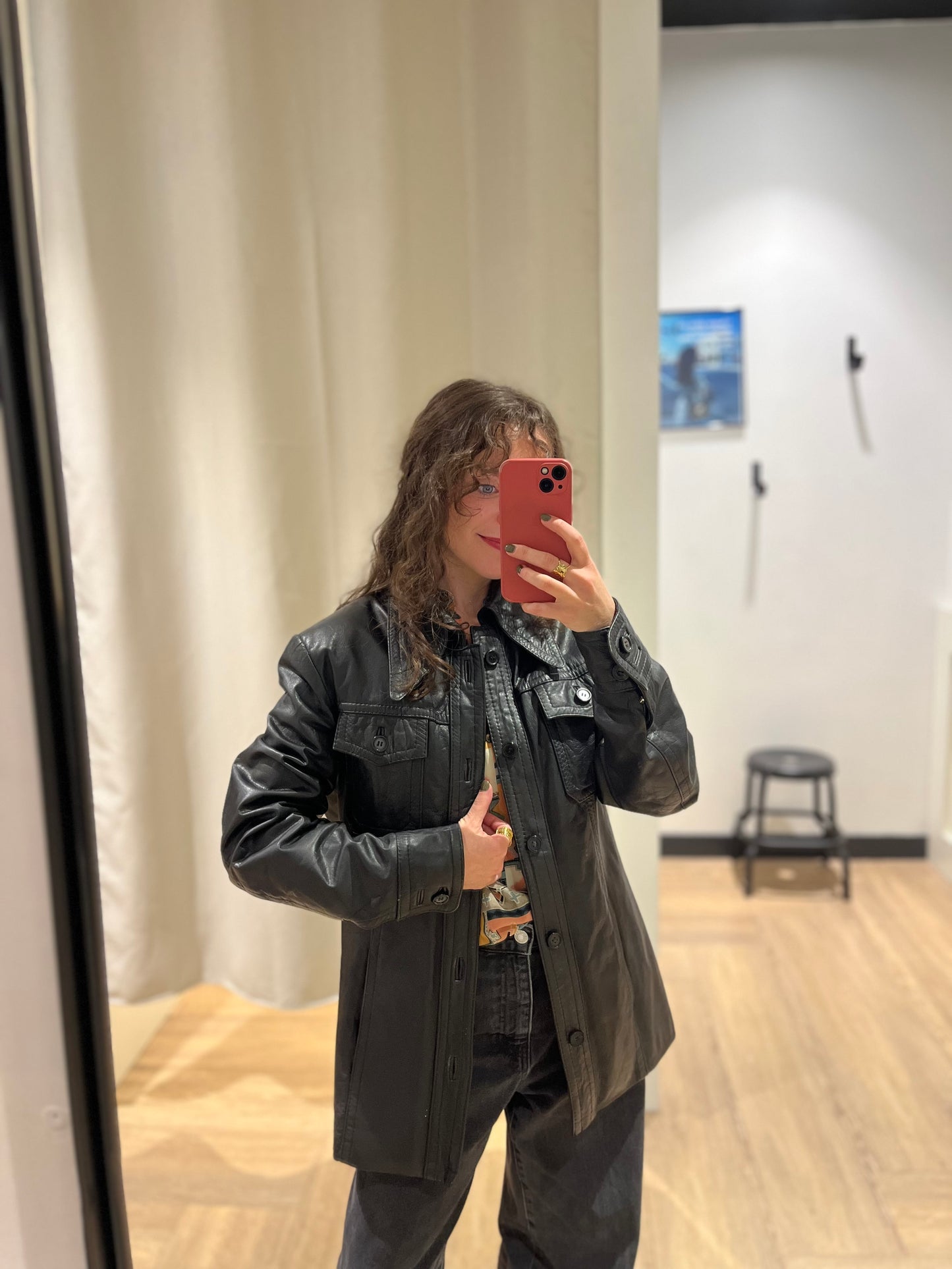 Veste en cuir S