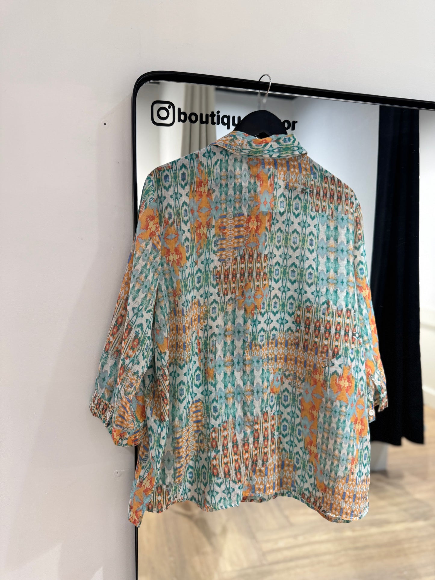 Chemise à motifs XL