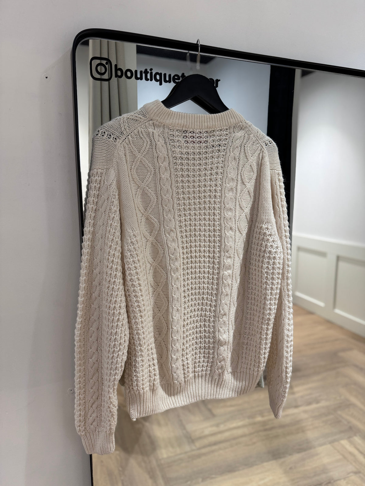 Pull vintage torsadé M