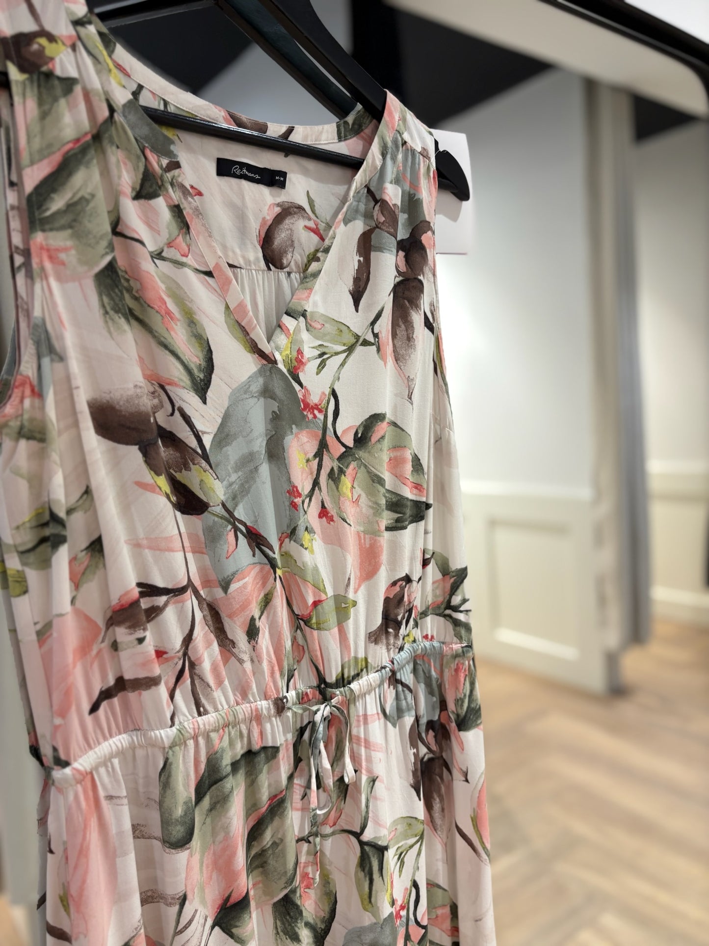 Robe longue à motifs M