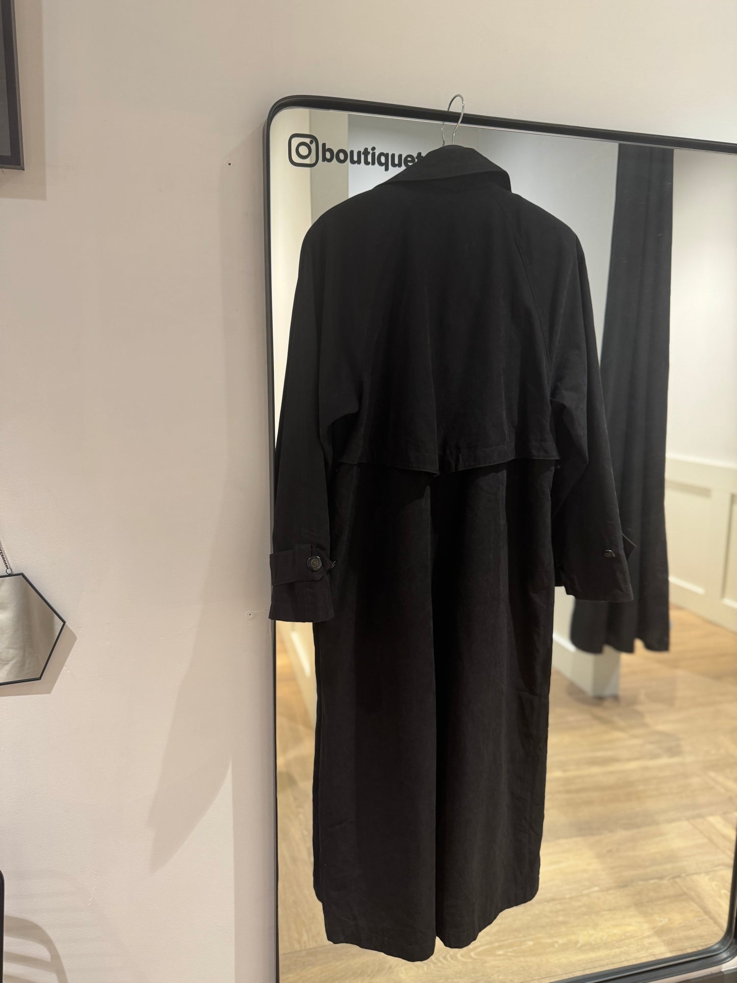 Trench long noir M