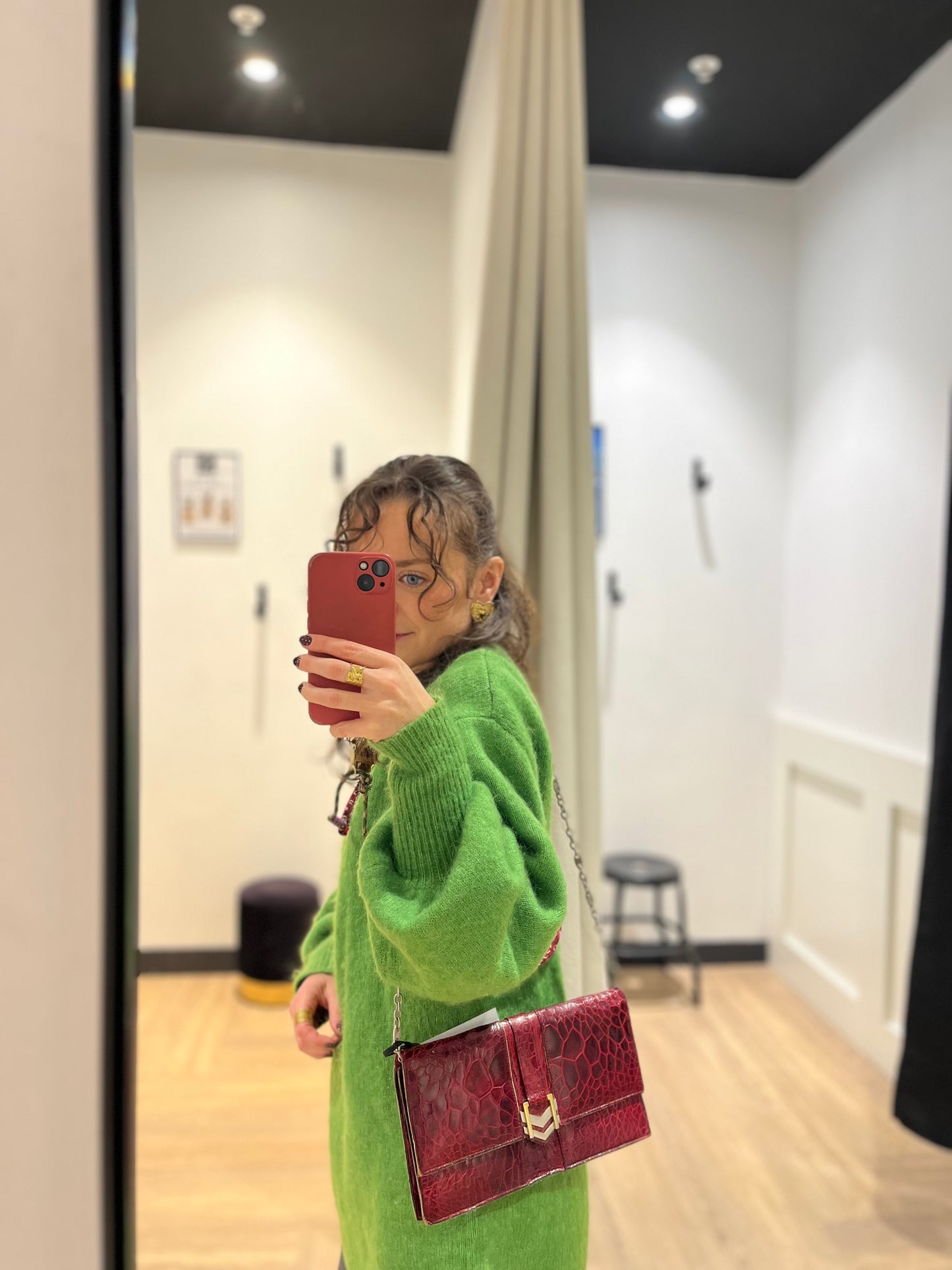 Pochette bandoulière vintage