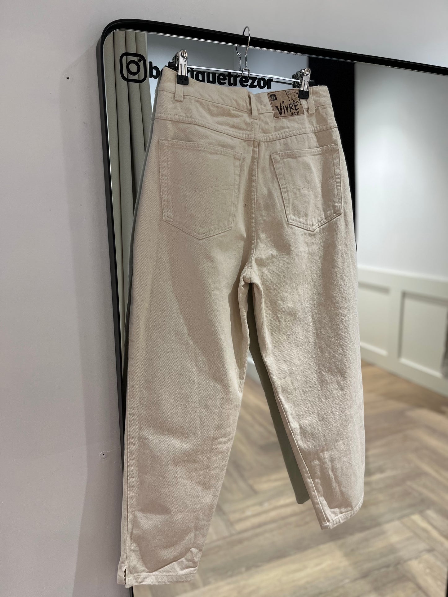 Jean vintage taille haute 38/40