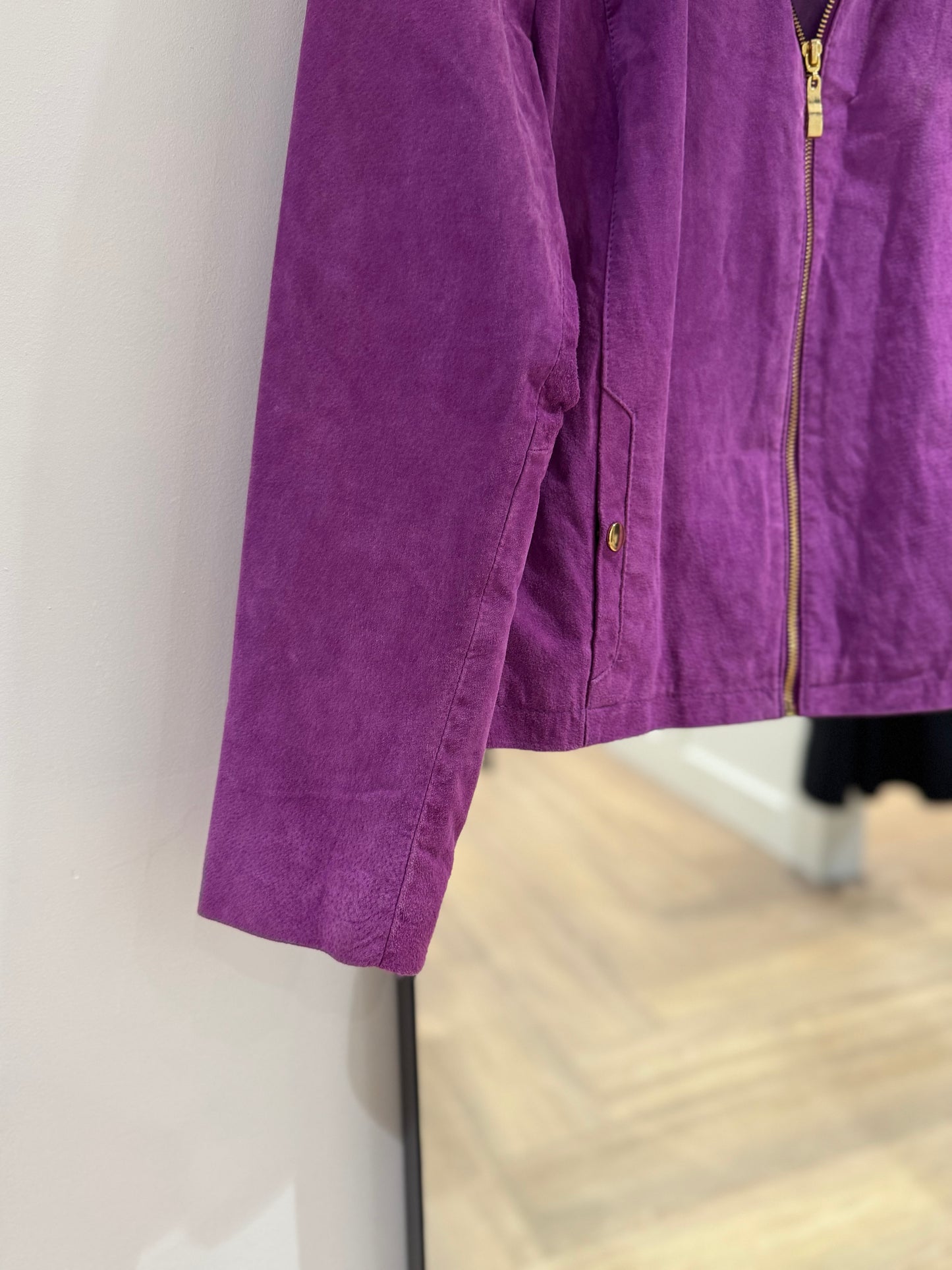 Veste en croûte de cuir XXXL