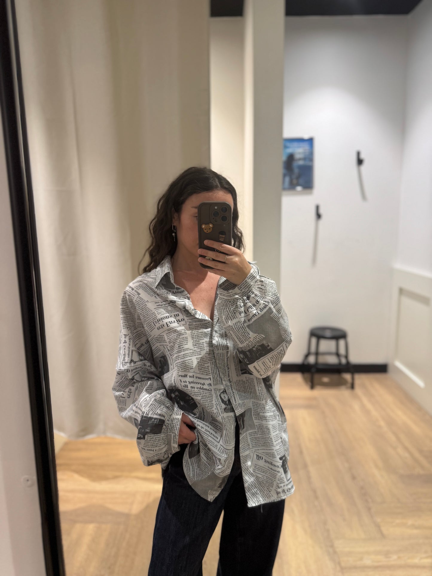 Blouse à motifs XL