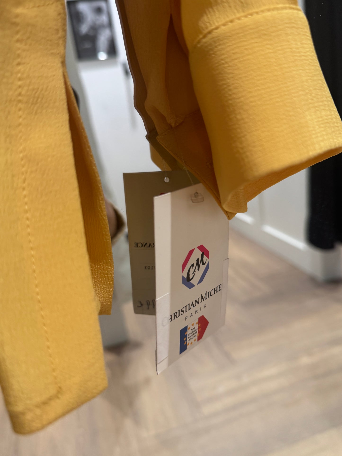 Blouse vintage jaune XXL