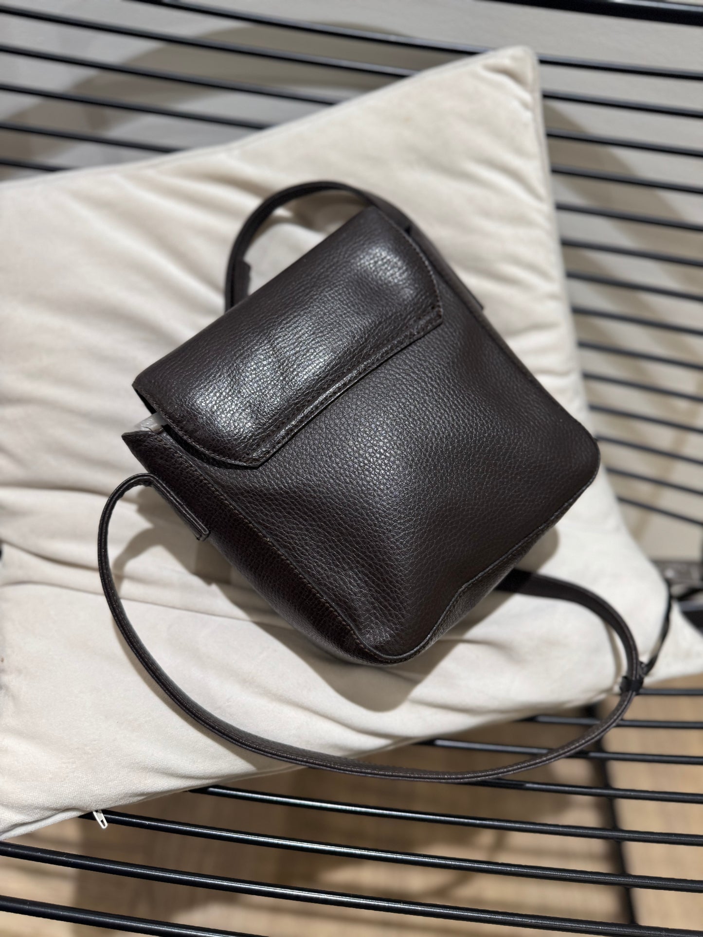 Sac bandoulière vintage marron