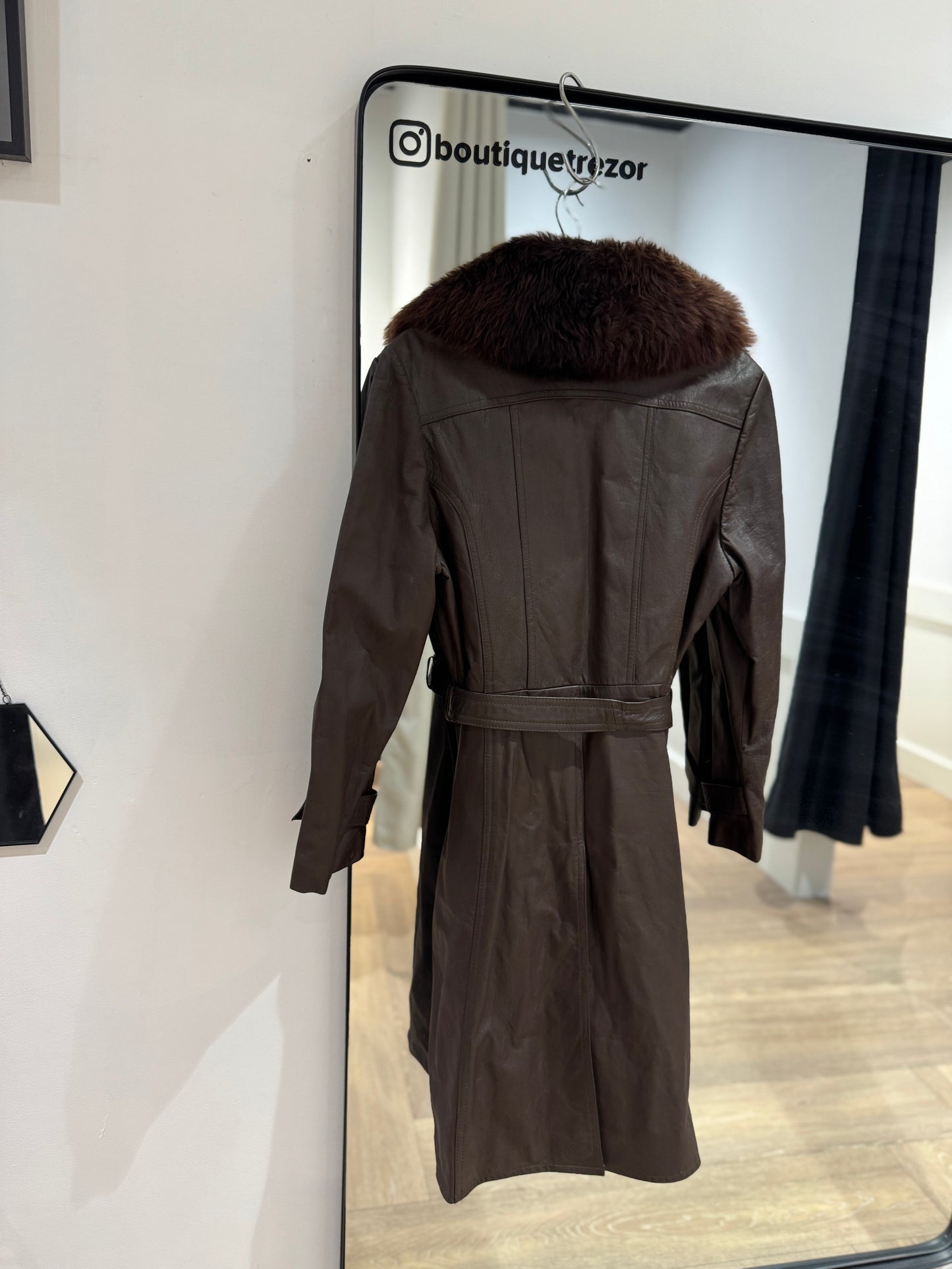 Manteau d’hiver en cuir M