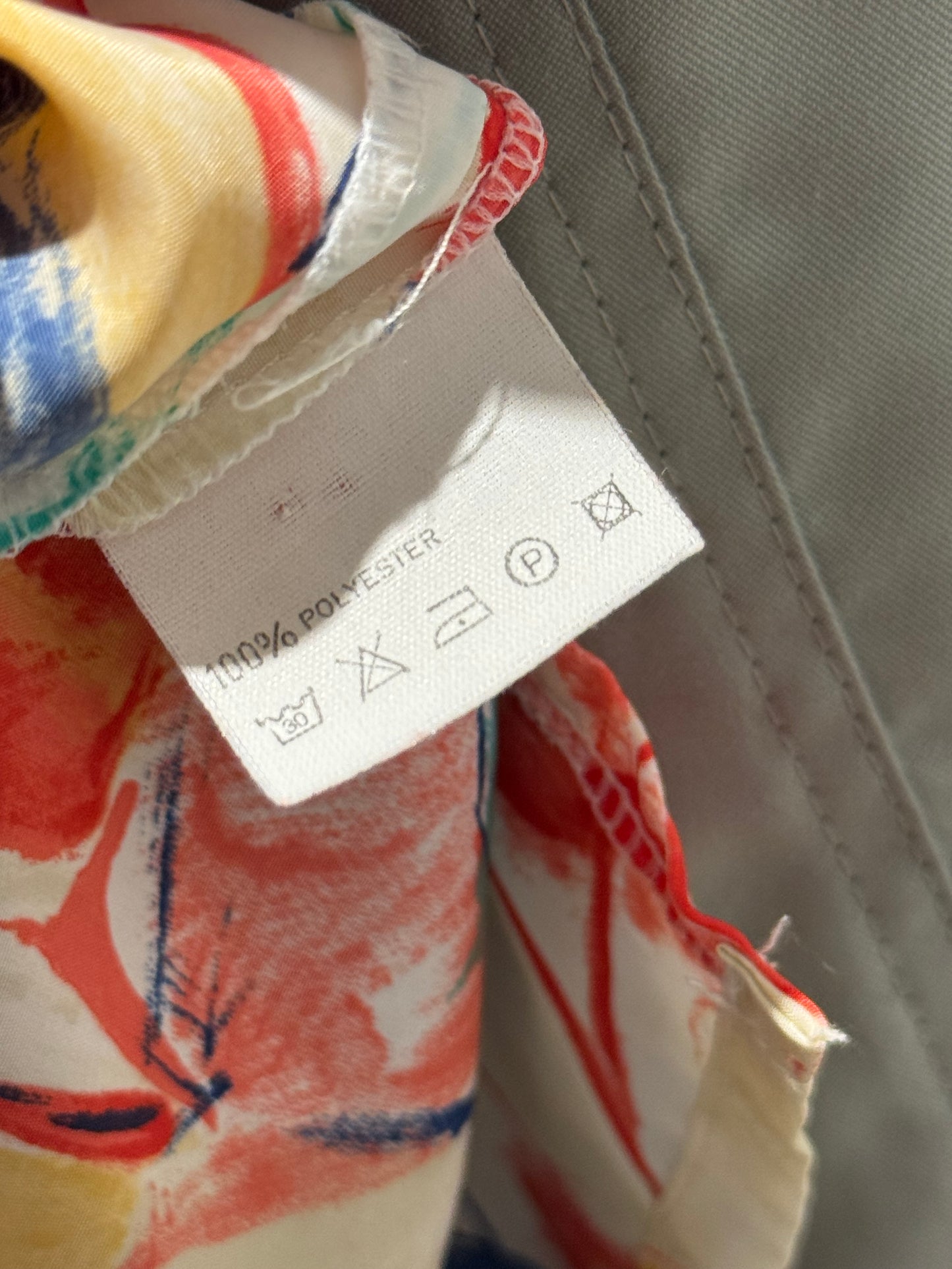 Blouse vintage à fleurs XXXL