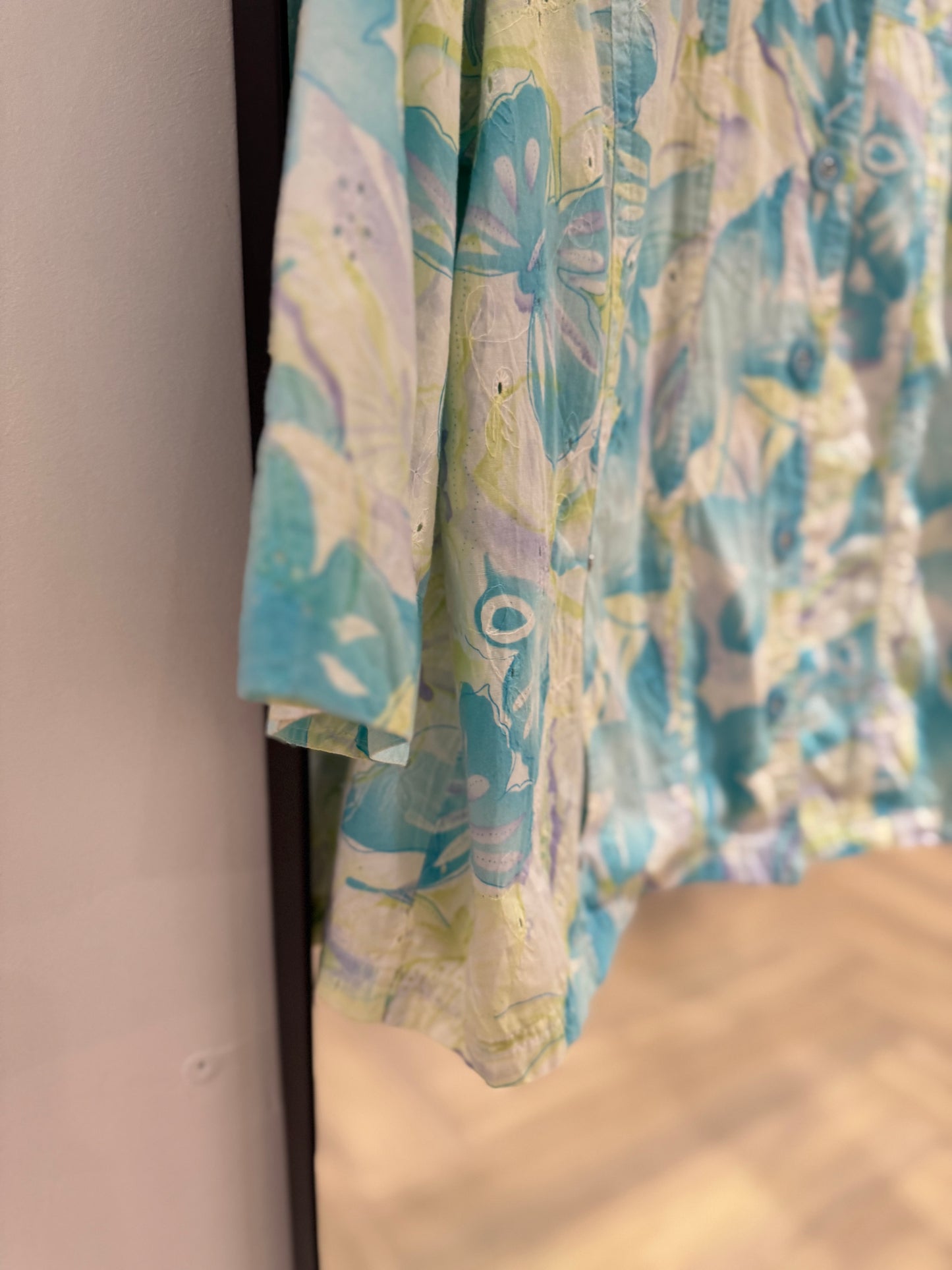 Surchemise à fleurs XXL