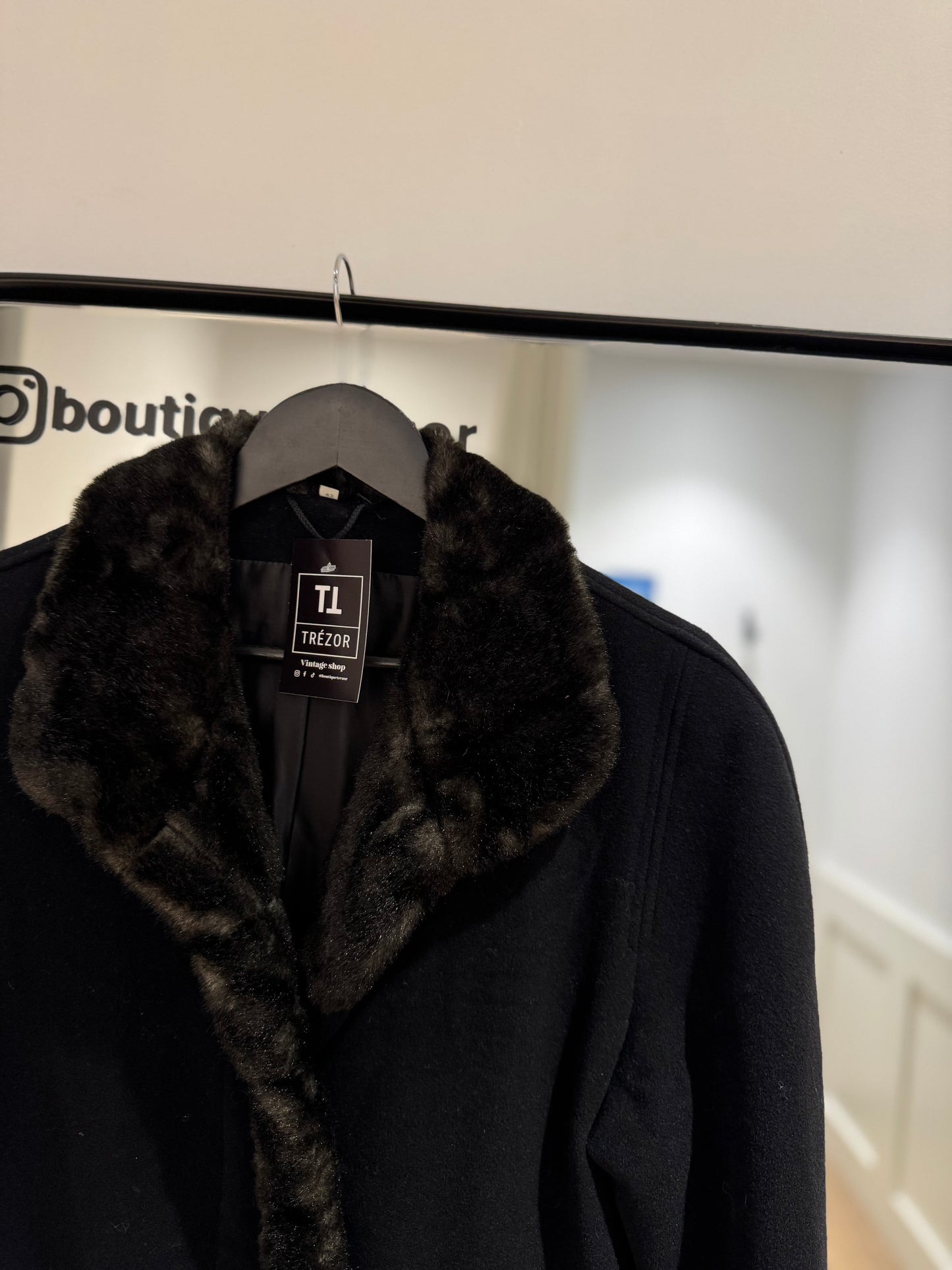 Manteau d’hiver noir L