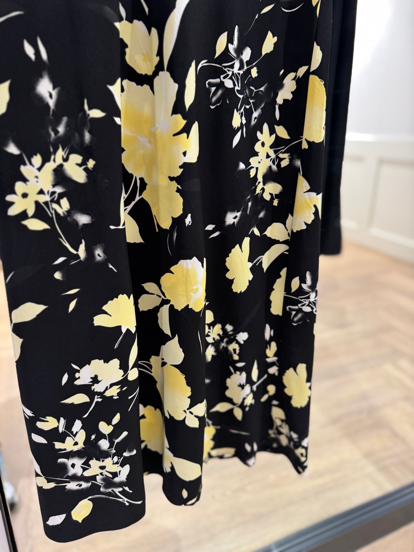 Robe longue à fleurs S