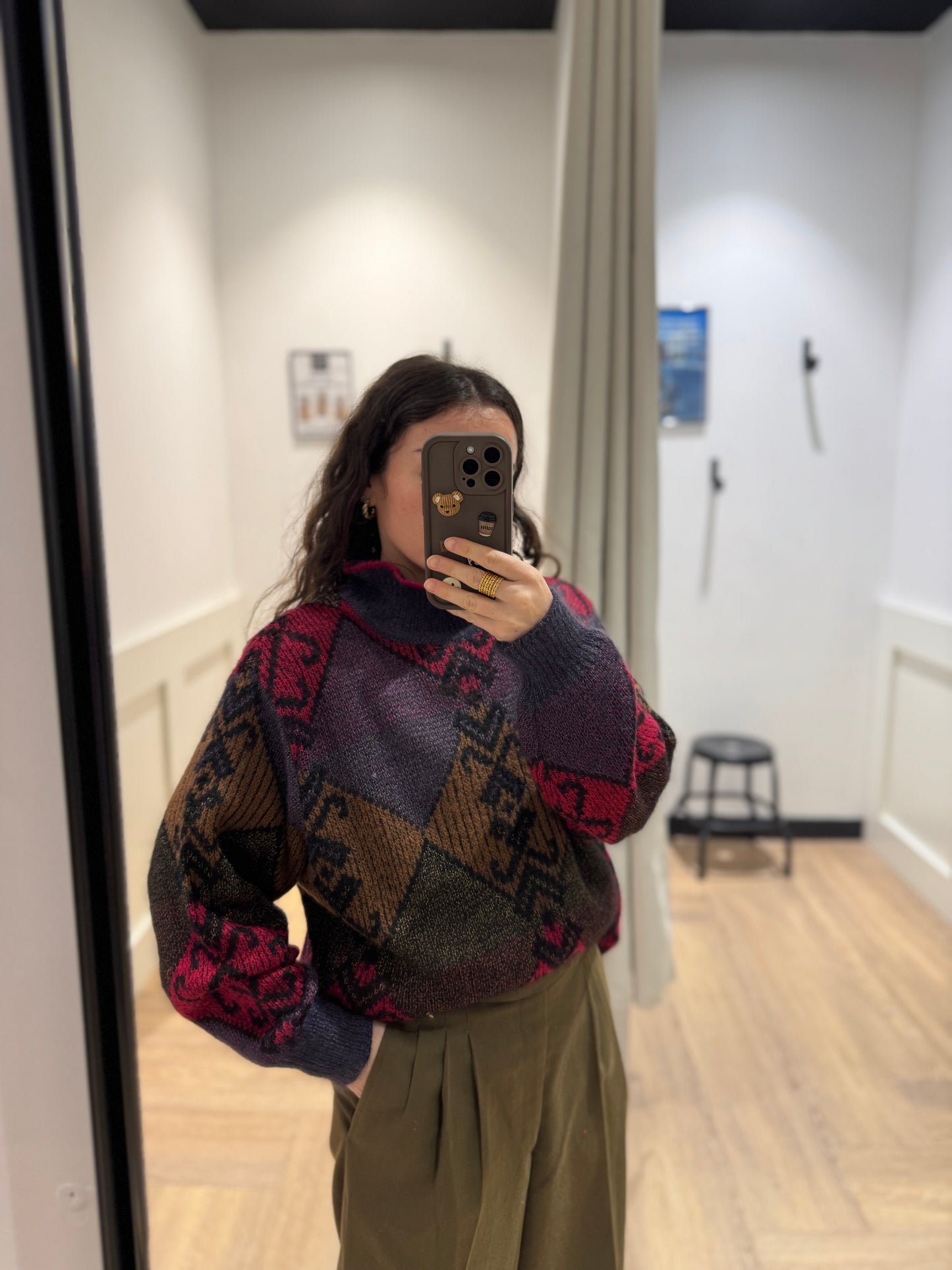 Pull d’hiver vintage L