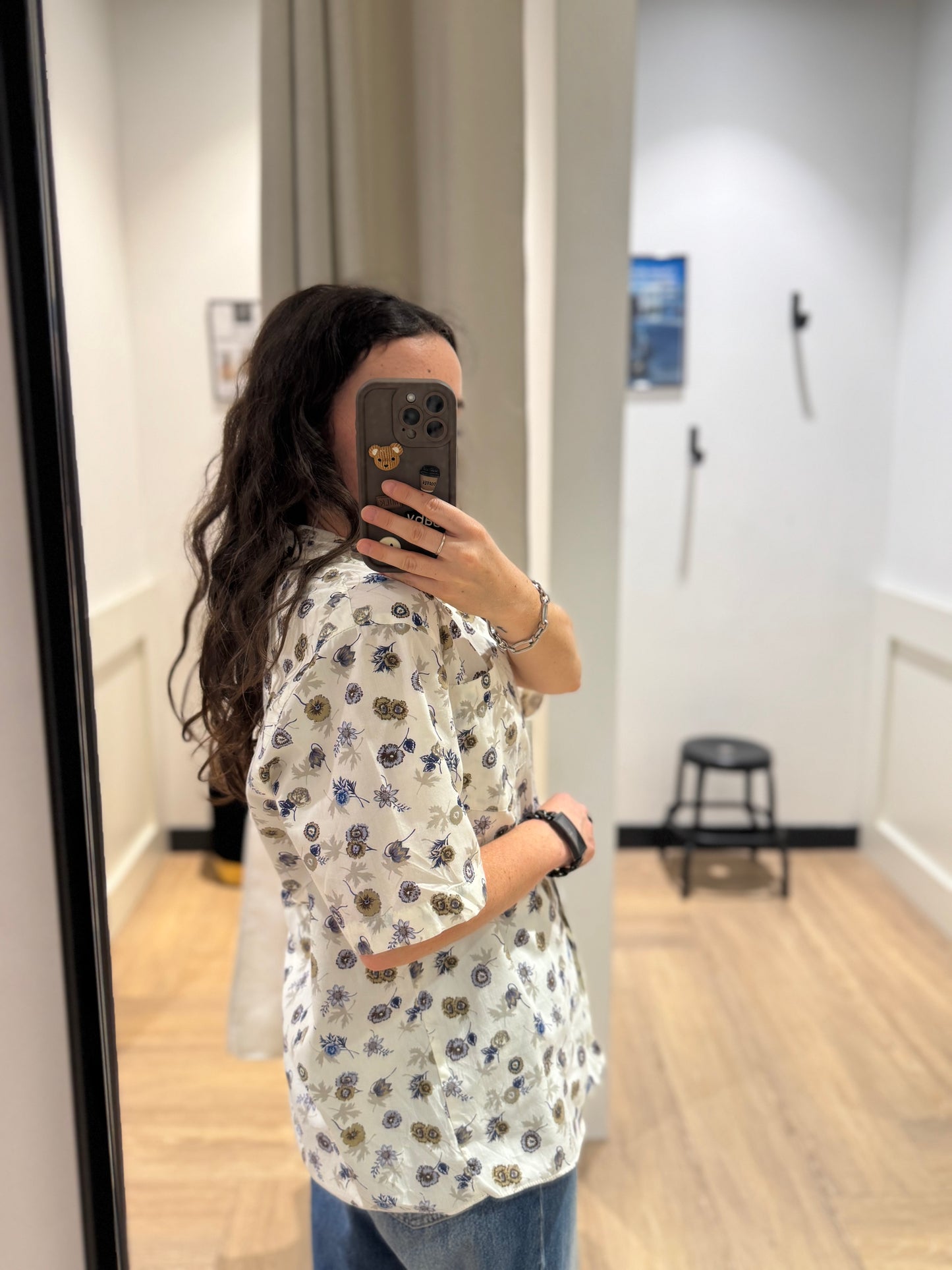 Chemise à fleurs S/M