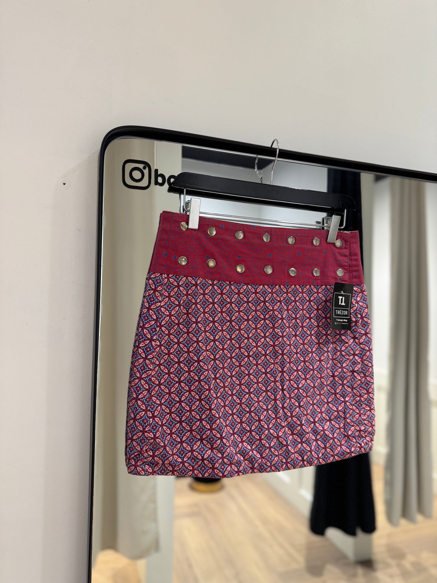 Mini jupe à motifs S