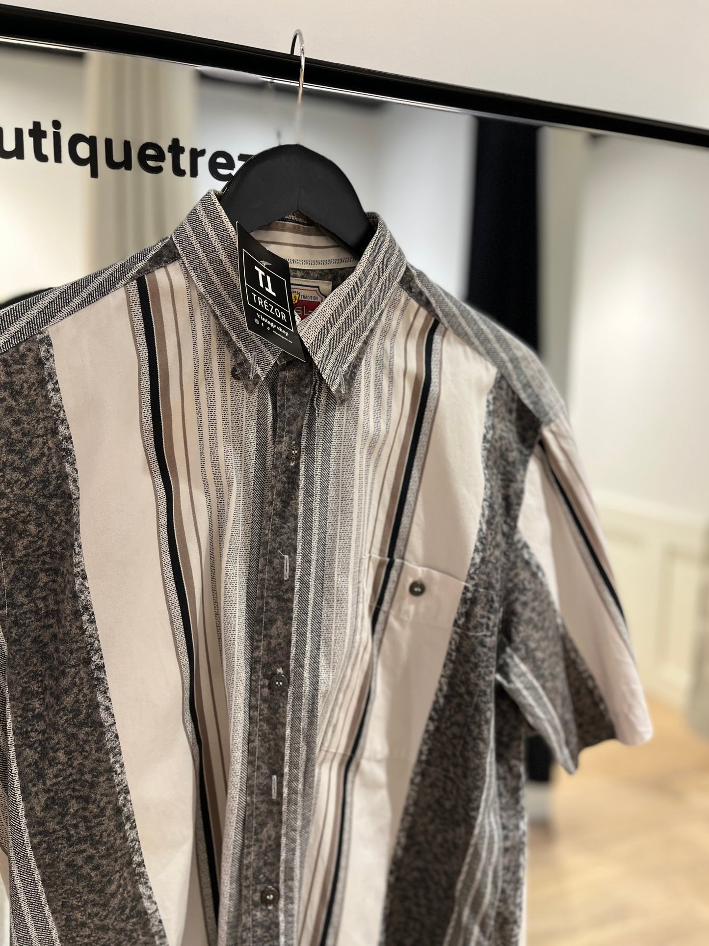 Chemise à rayures S/M