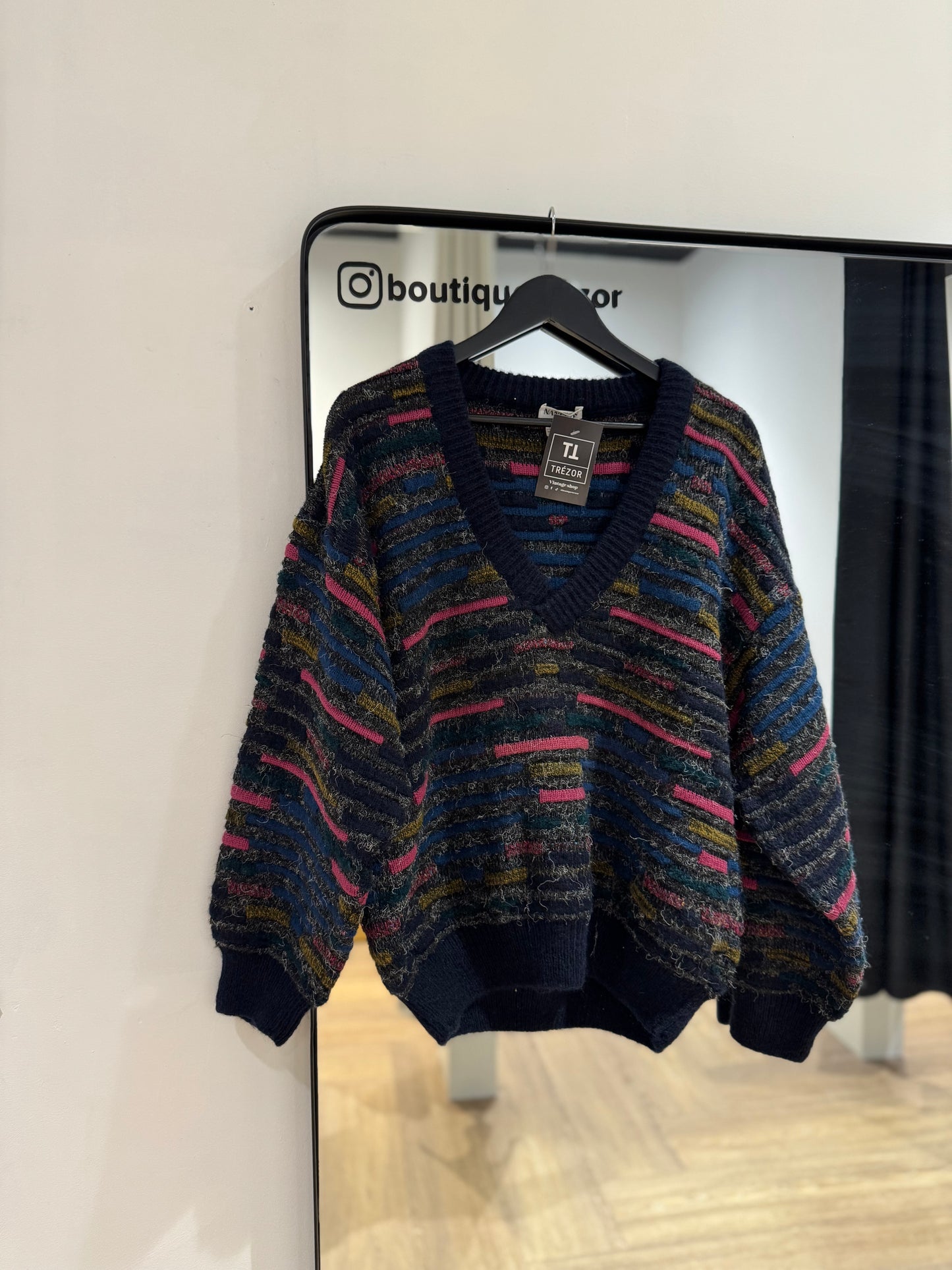 Pull d’hiver vintage XL