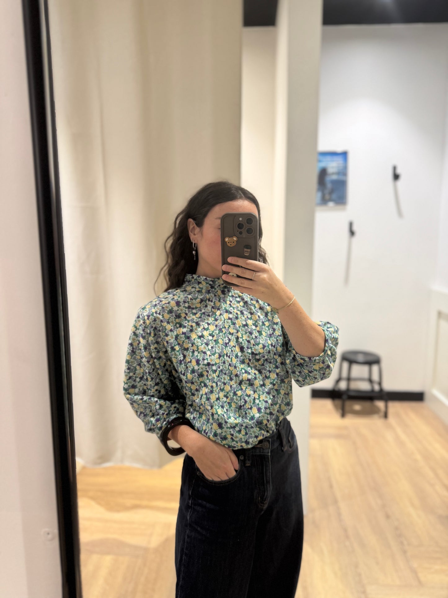 Blouse à fleurs M