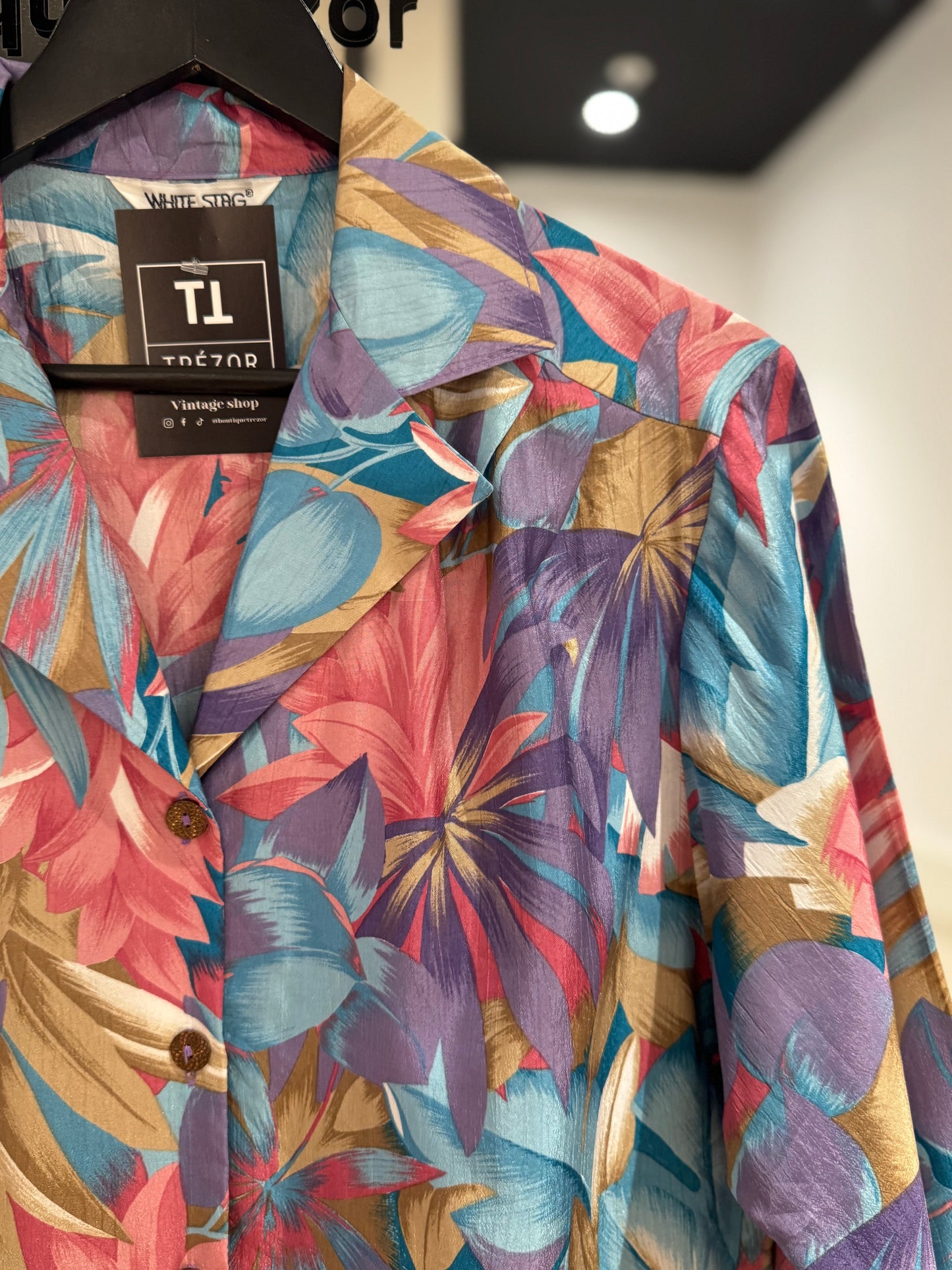 Blouse à fleurs L