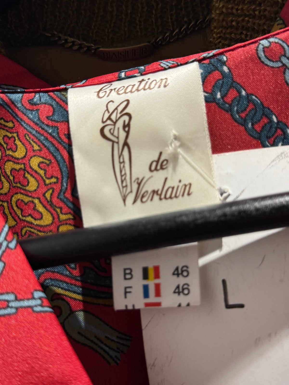 Blouse vintage à motifs L