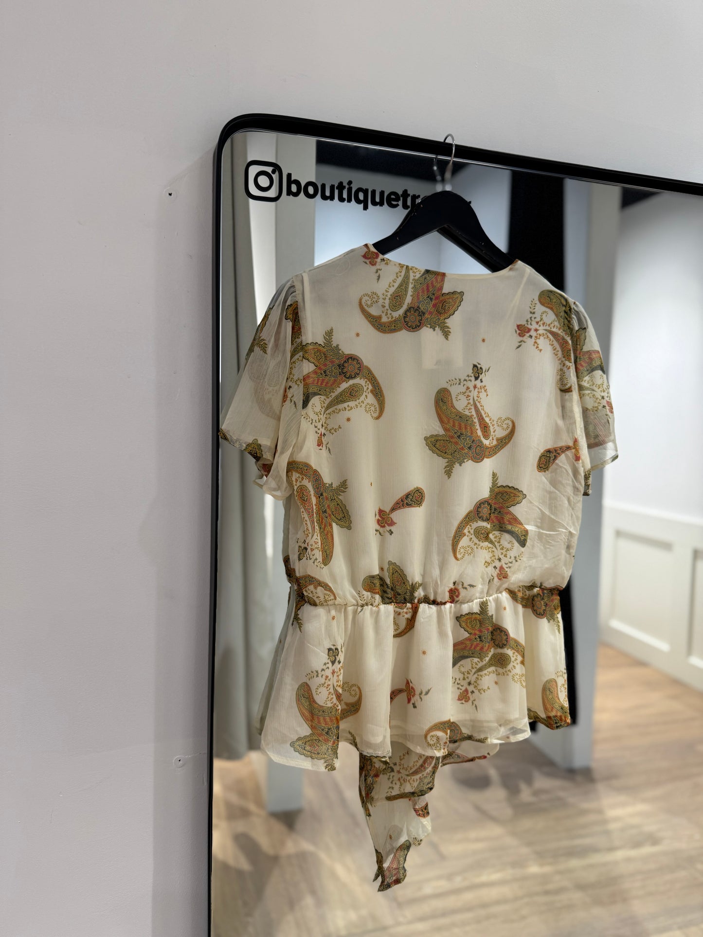Blouse légère à motifs M