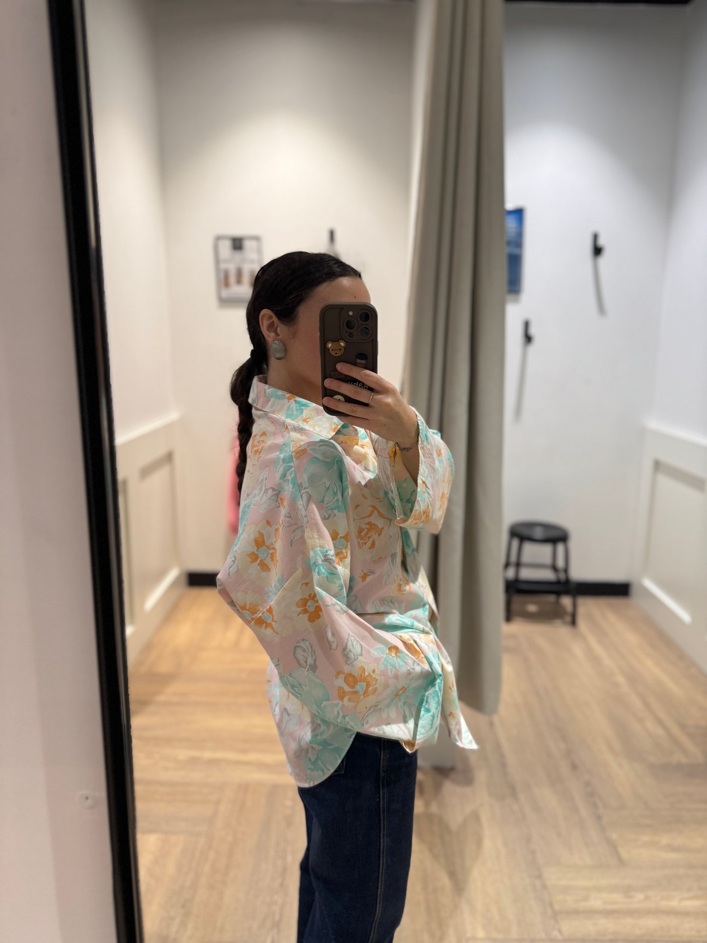 Chemise à fleurs L