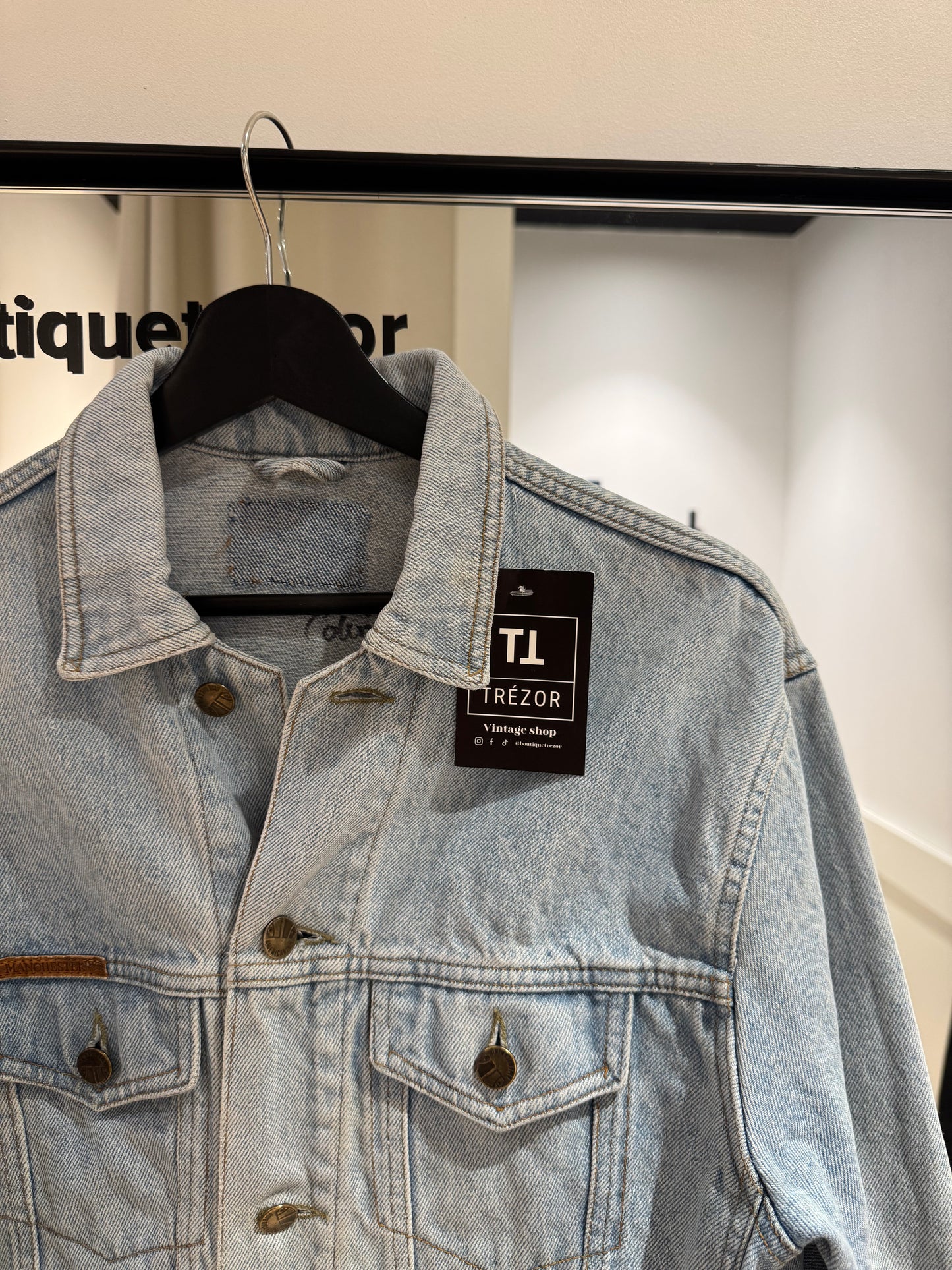 Veste en jean vintage XS