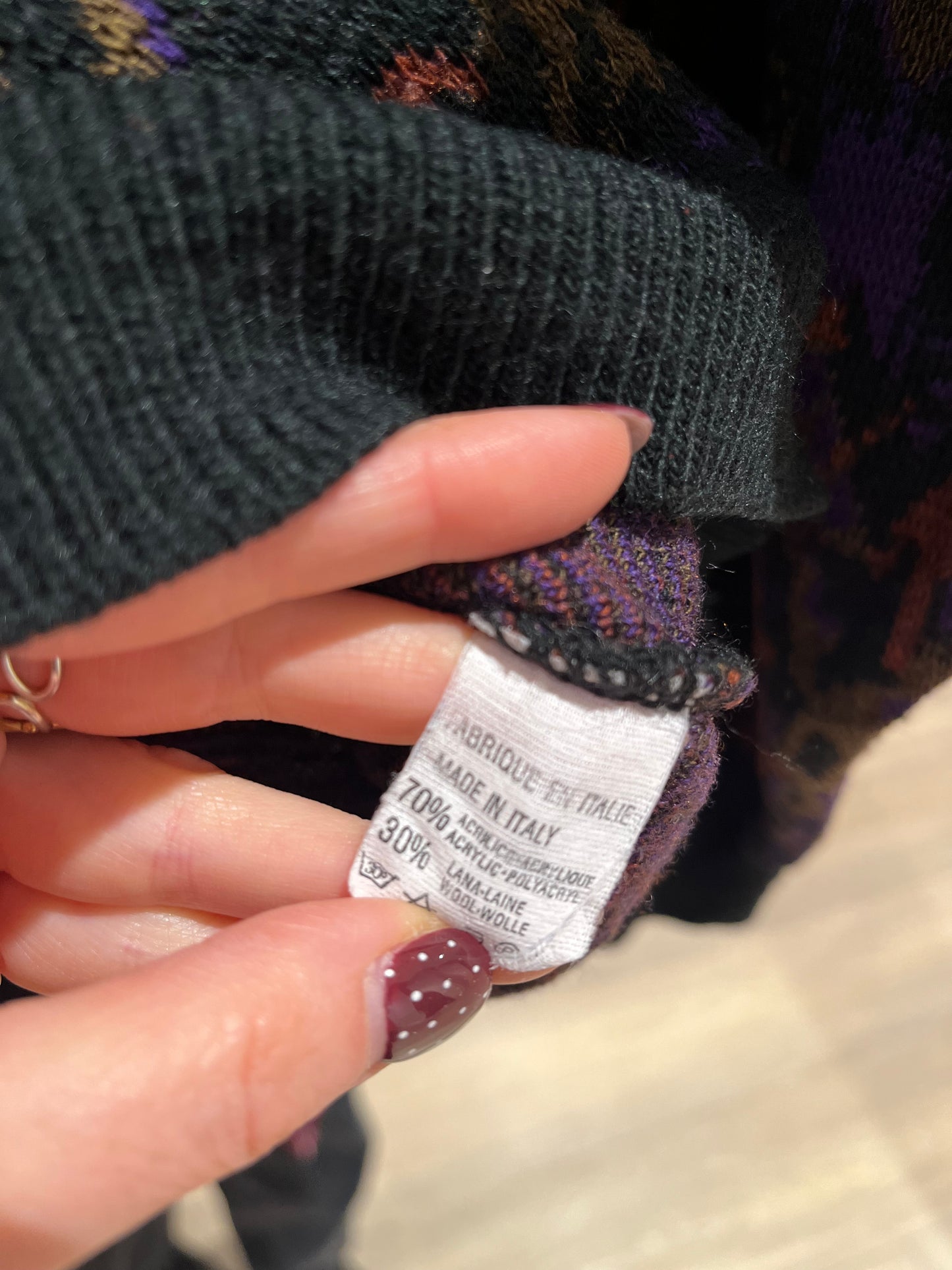 Pull d’hiver vintage S/M