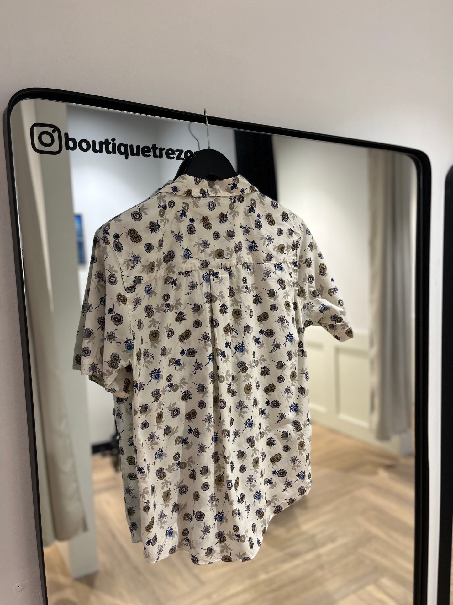 Chemise à fleurs S/M