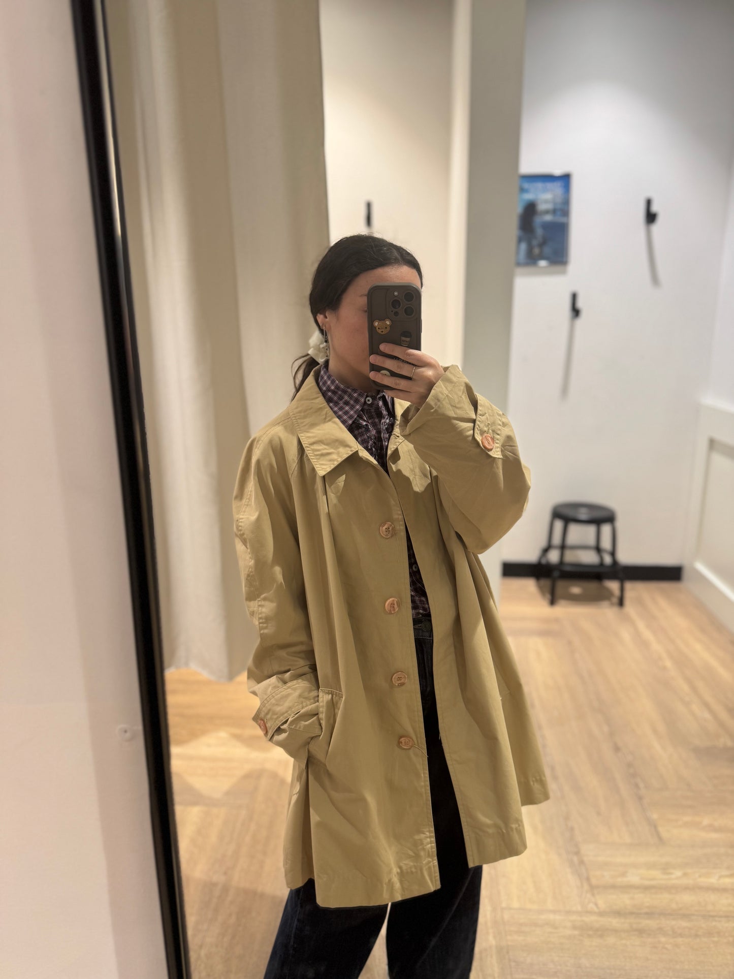 Imper vintage beige L