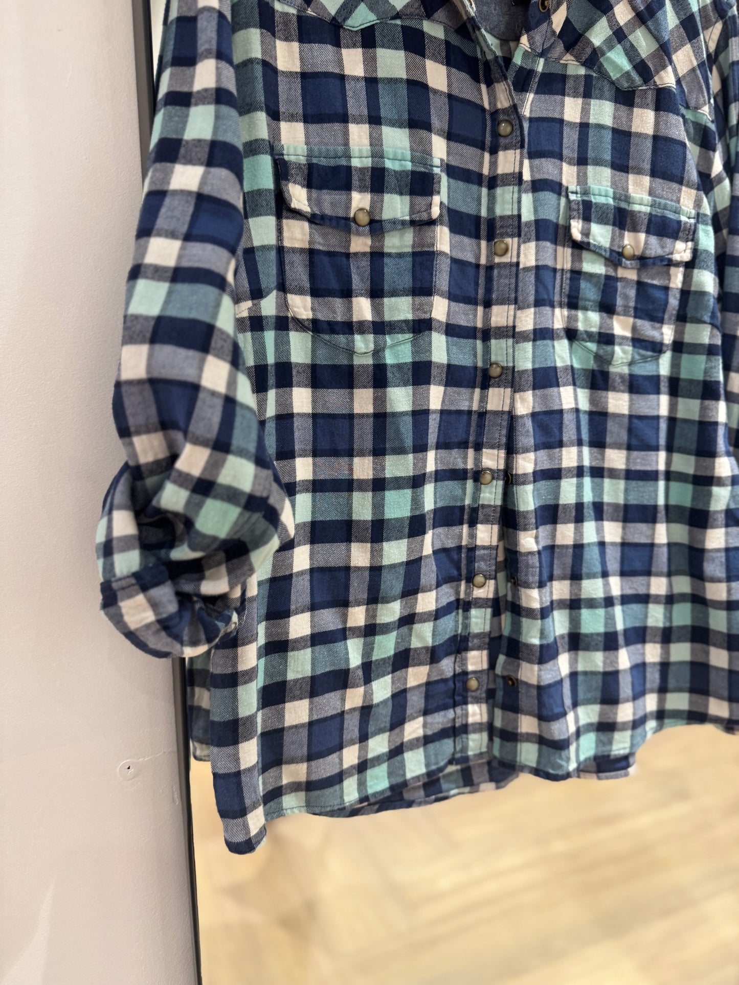 Chemise à carreaux XL
