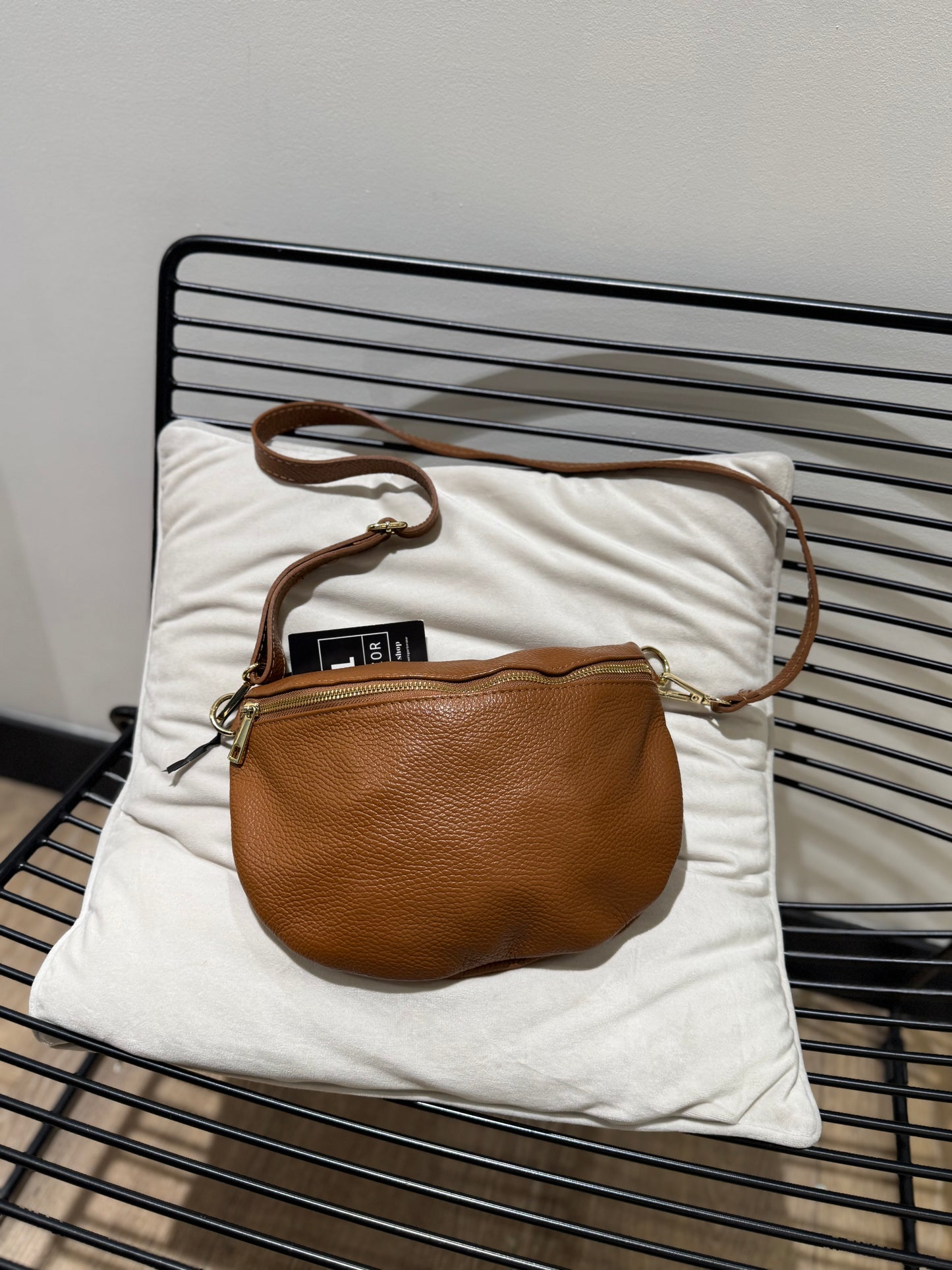 Sac banane bandoulière en cuir