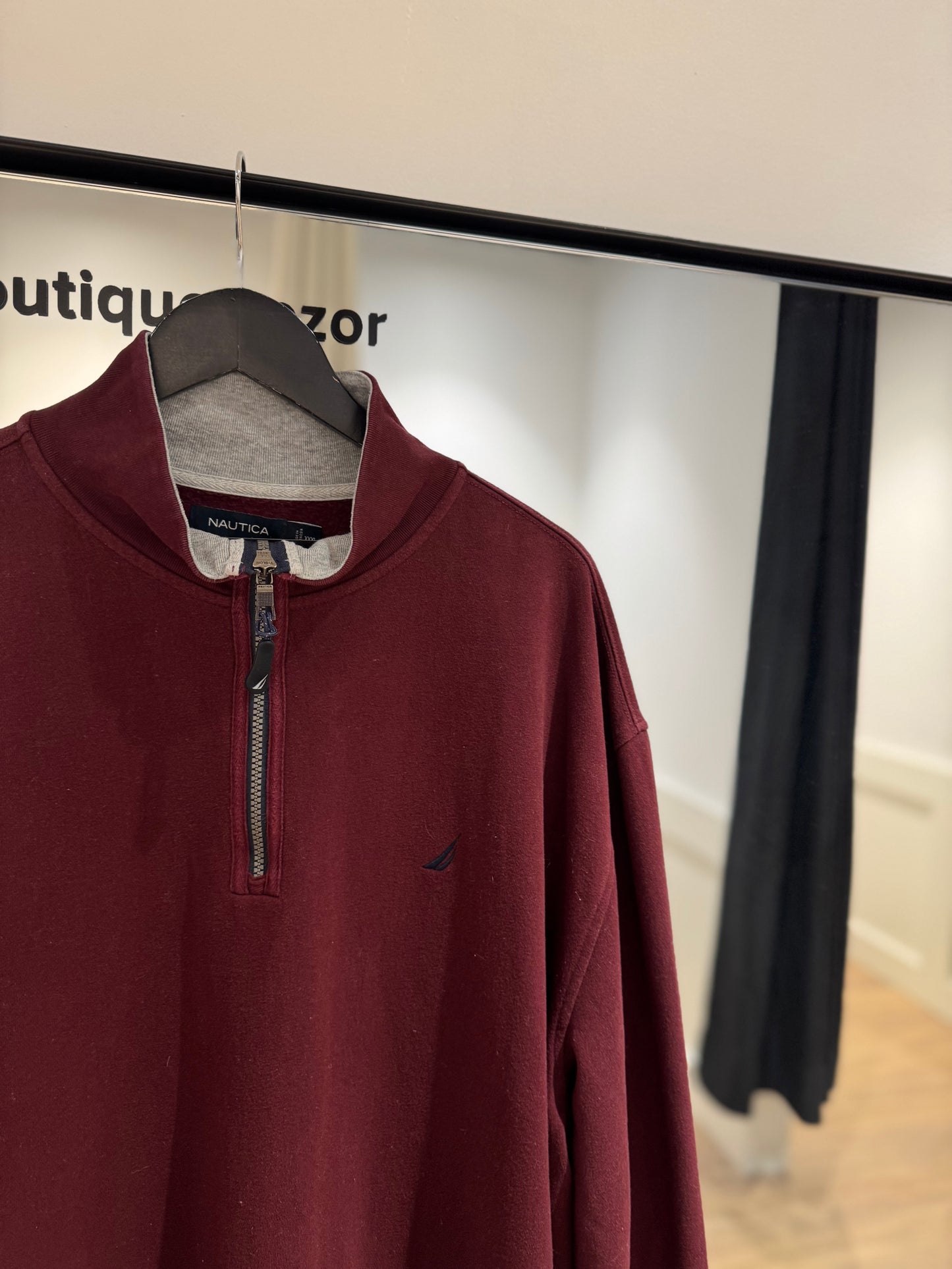 Sweat Nautica bordeaux XXXL