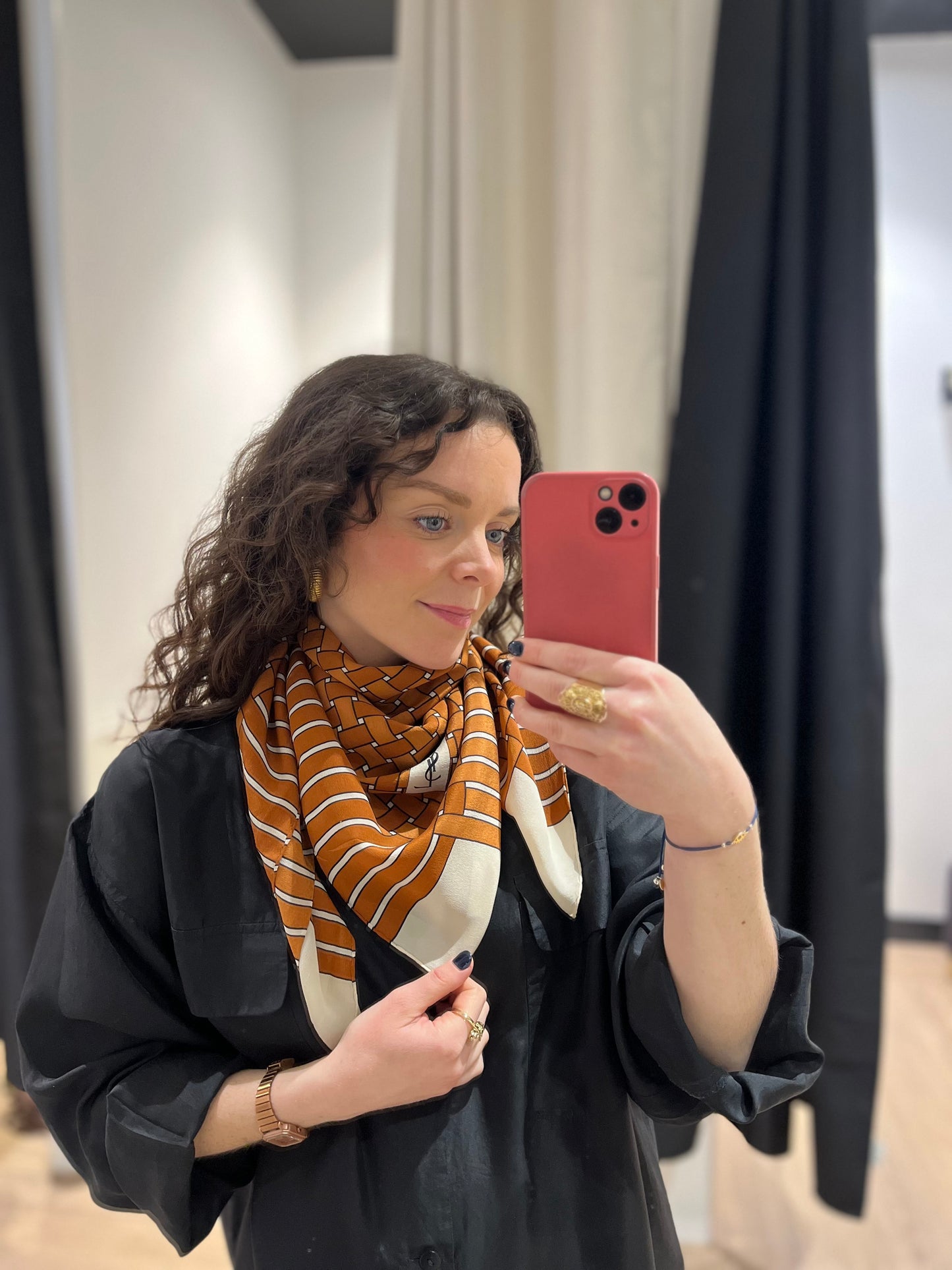 Carré de soie Yves Saint Laurent