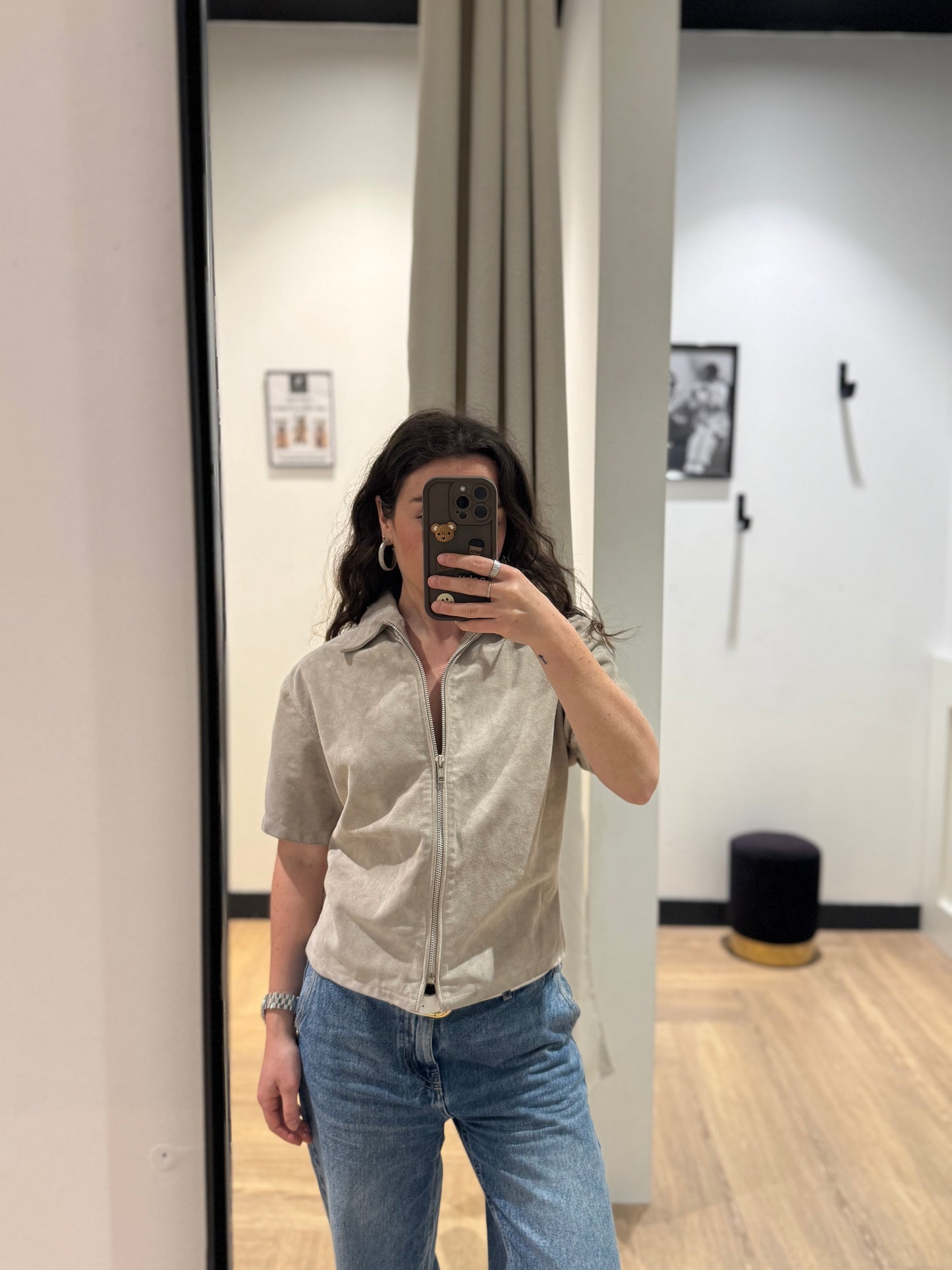 Top en cuir Vent Couvert M