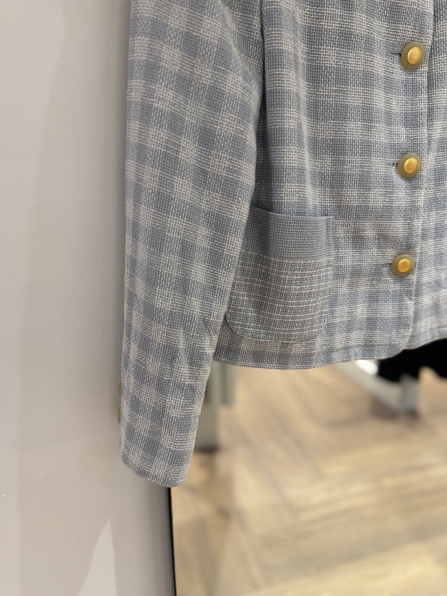 Veste vintage à carreaux M