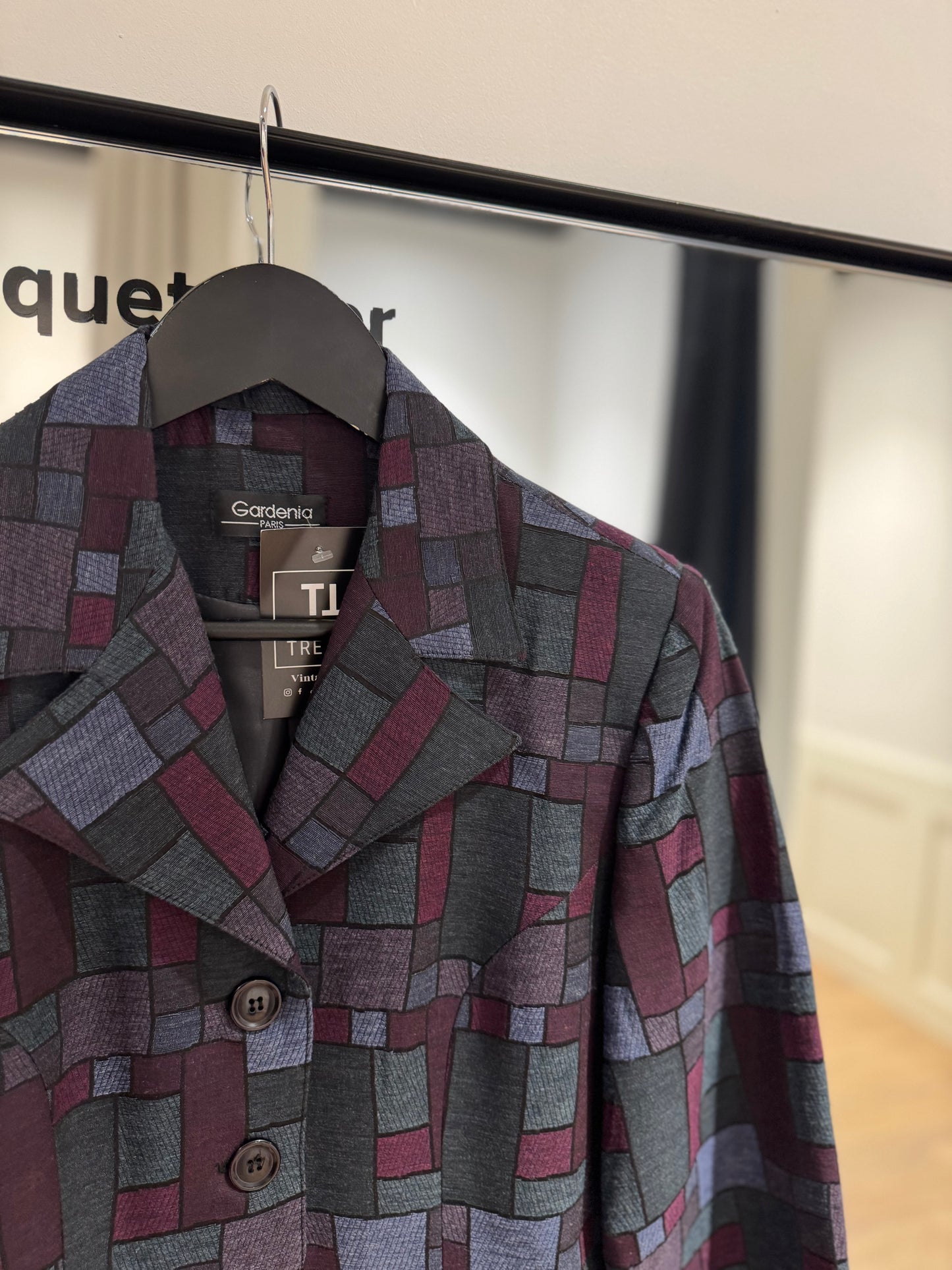Blazer vintage à motifs S