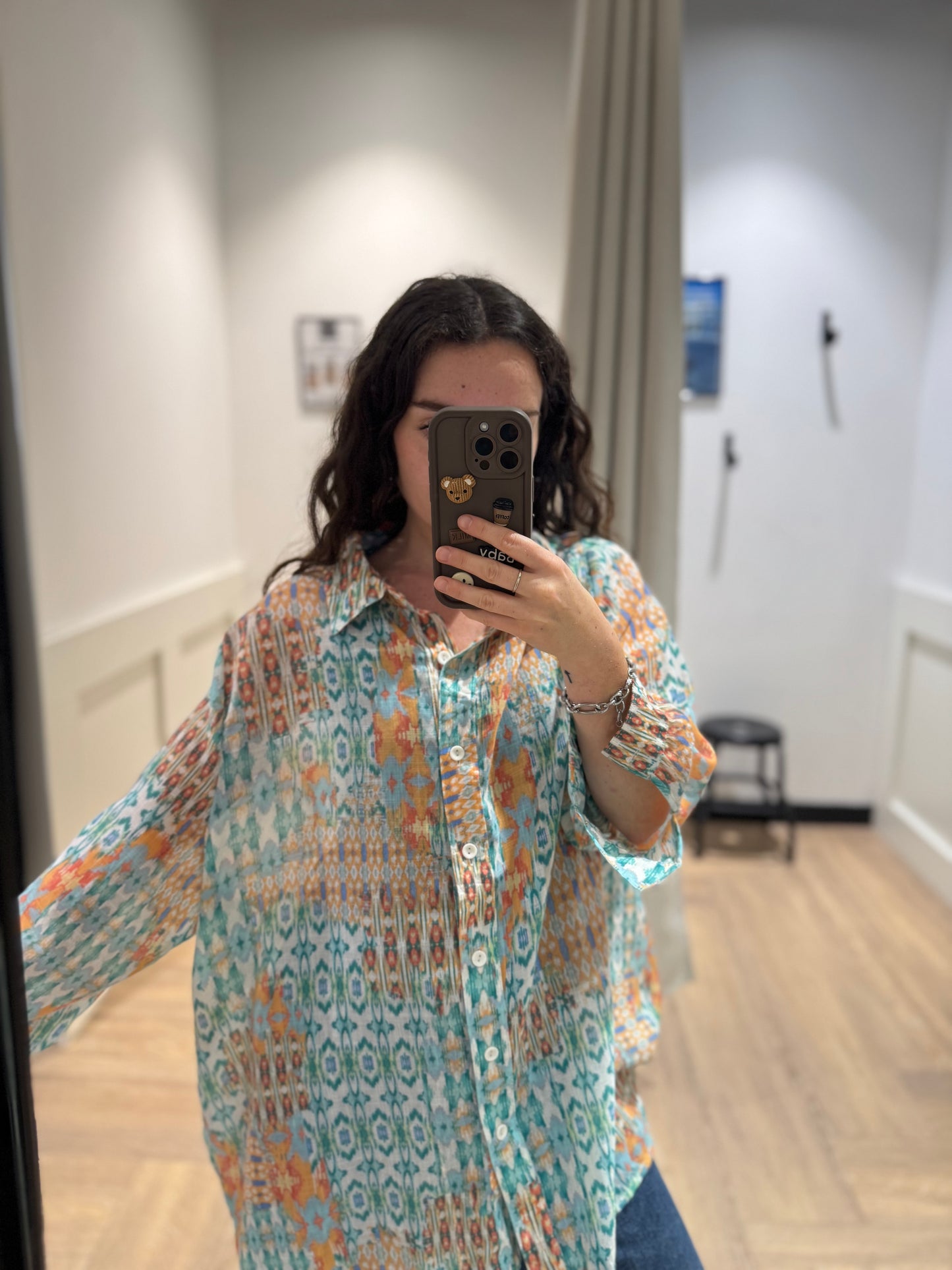Chemise à motifs XL
