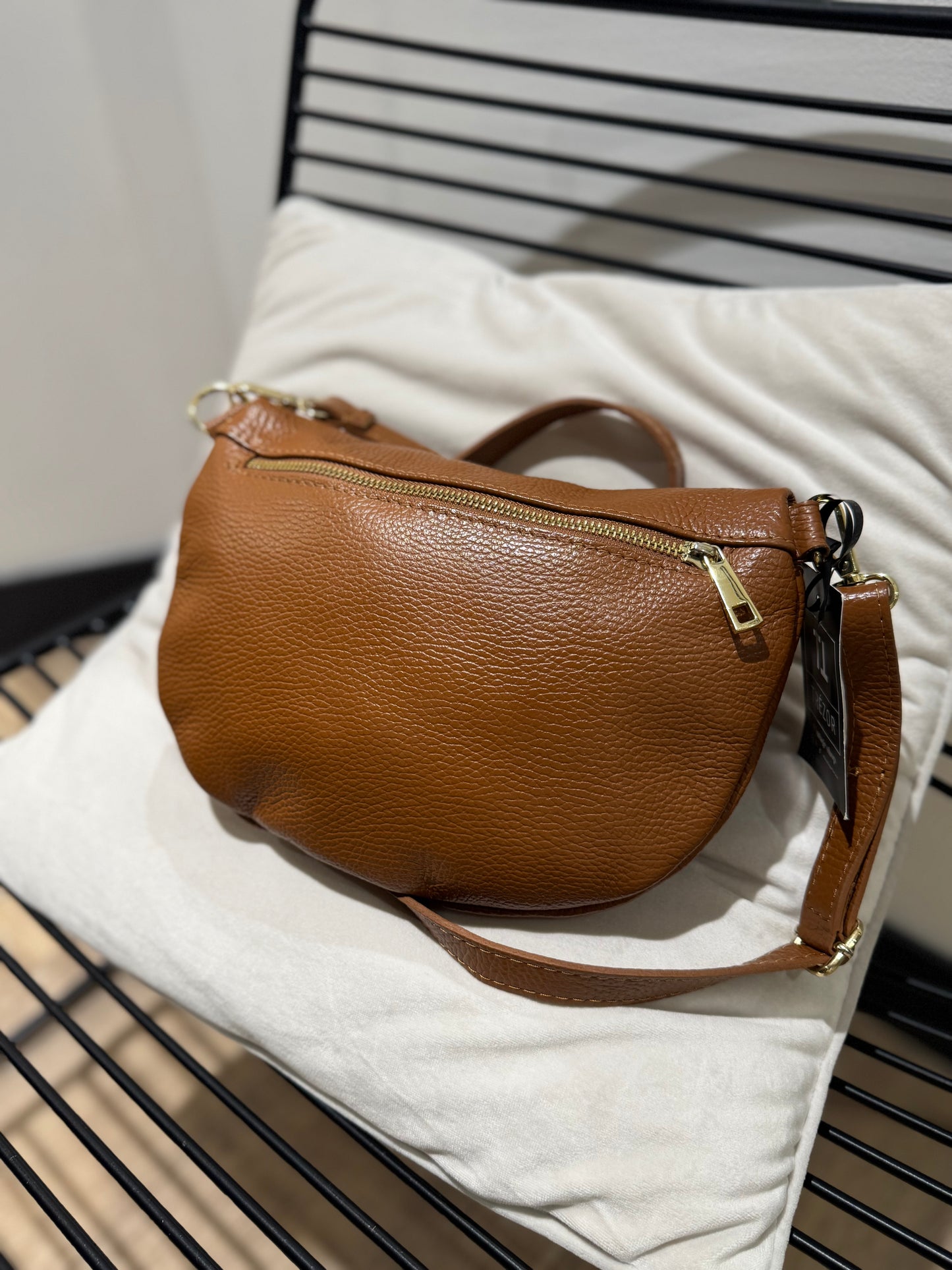 Sac banane bandoulière en cuir