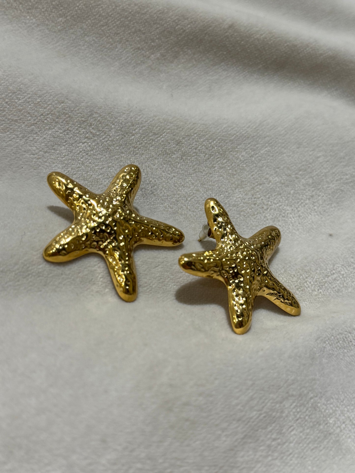 Boucles d’oreille Étoiles de mer en acier inoxydable