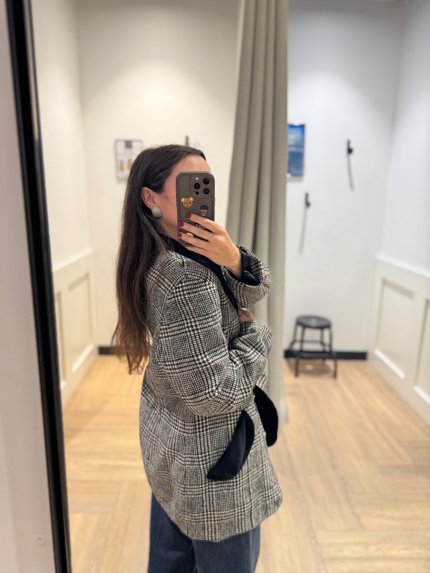 Blazer vintage en laine M/L